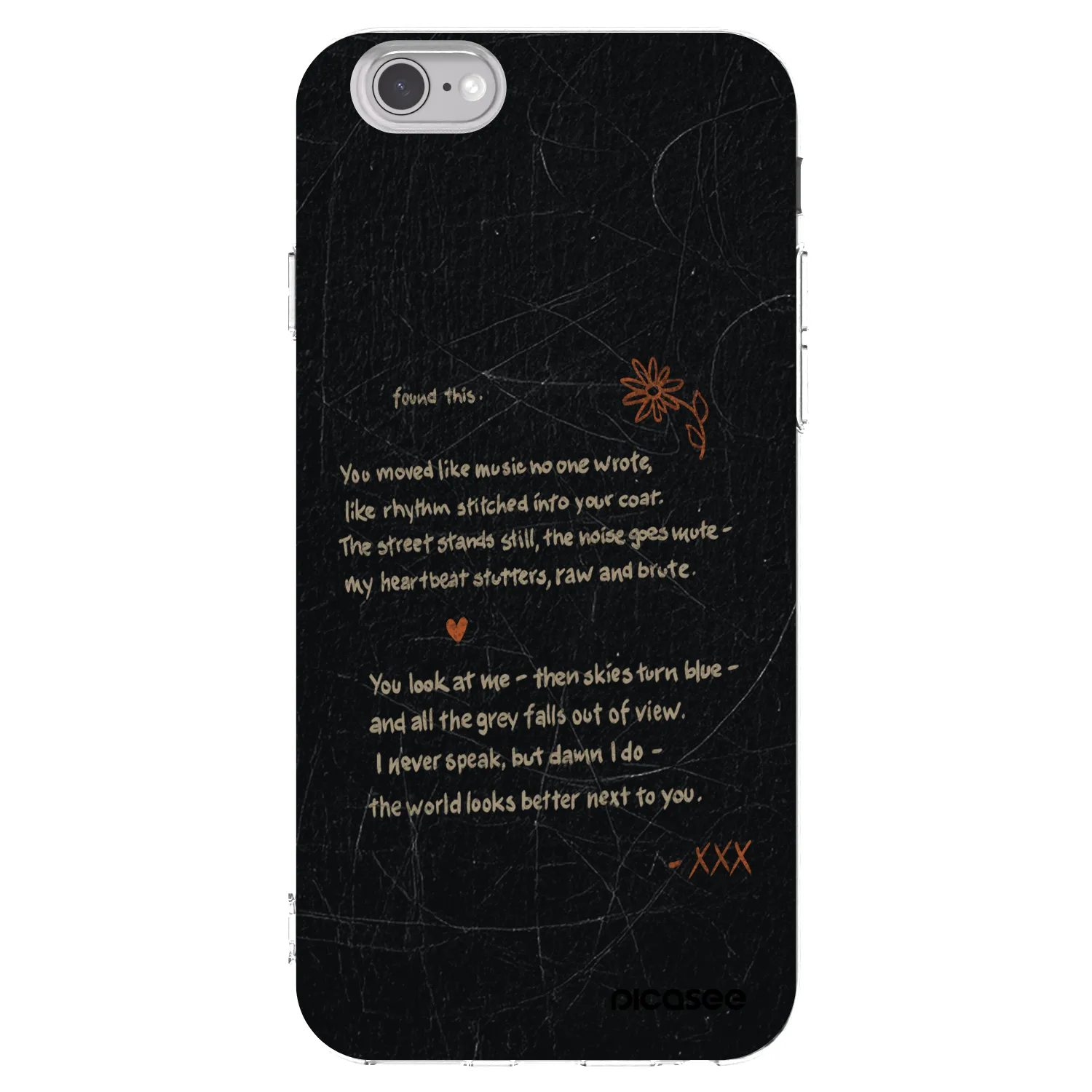 Picasee silikonový průhledný obal pro Apple iPhone 6/6S - POET