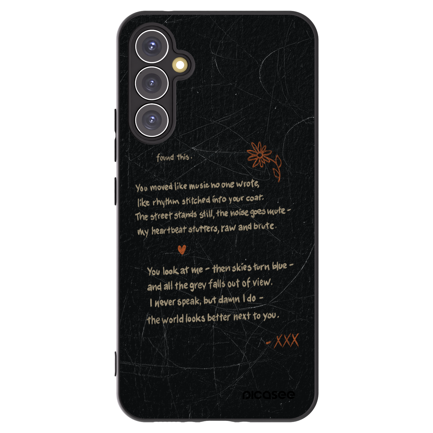Picasee silikonový černý obal pro Samsung Galaxy A34 5G A346B - POET