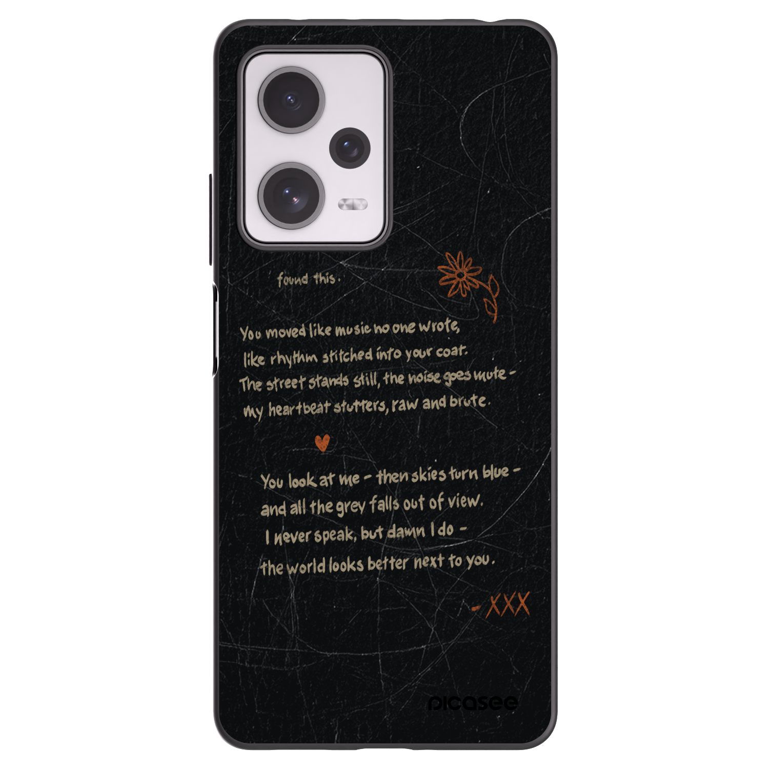 Picasee silikonový černý obal pro Xiaomi Redmi Note 12 Pro+ 5G - POET