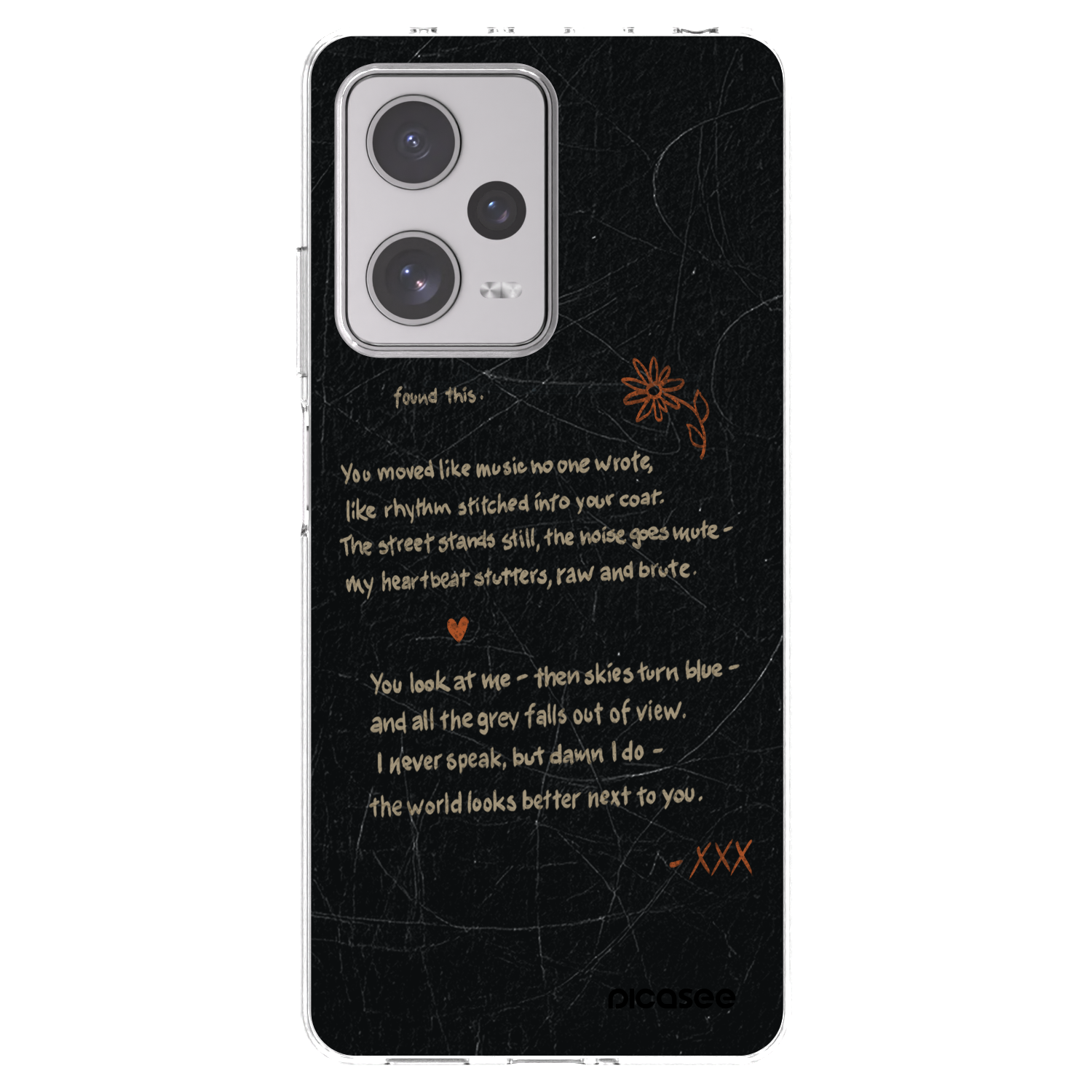 Picasee silikonový průhledný obal pro Xiaomi Redmi Note 12 Pro+ 5G - POET
