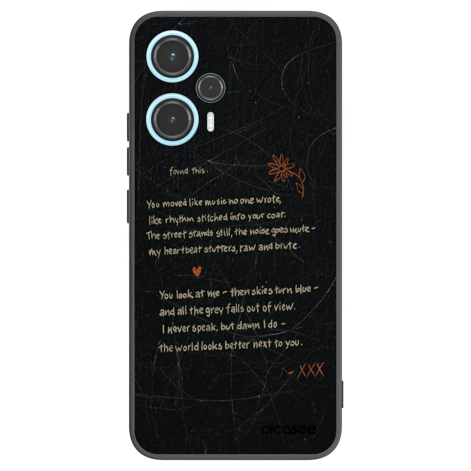 Picasee silikonový černý obal pro Xiaomi Poco F5 - POET