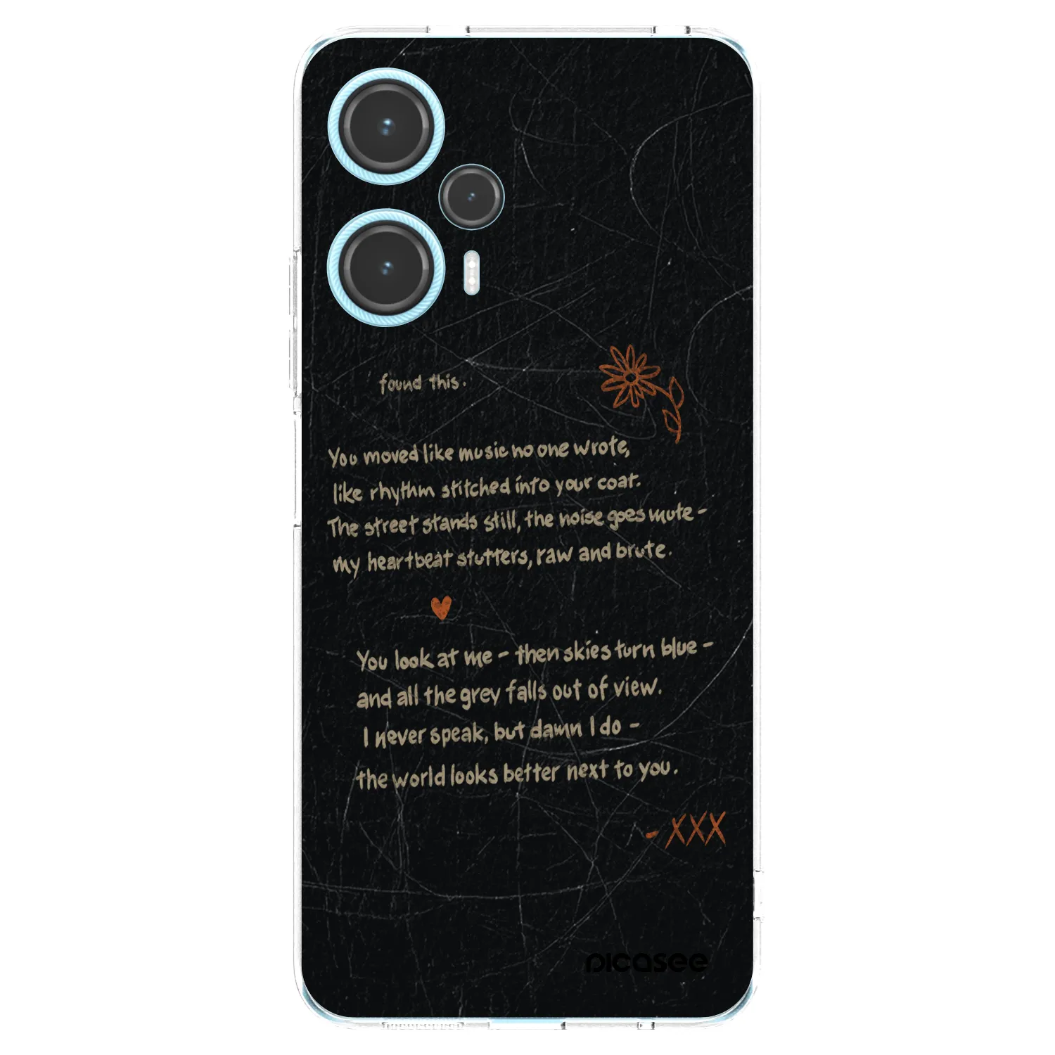 Picasee silikonový průhledný obal pro Xiaomi Poco F5 - POET