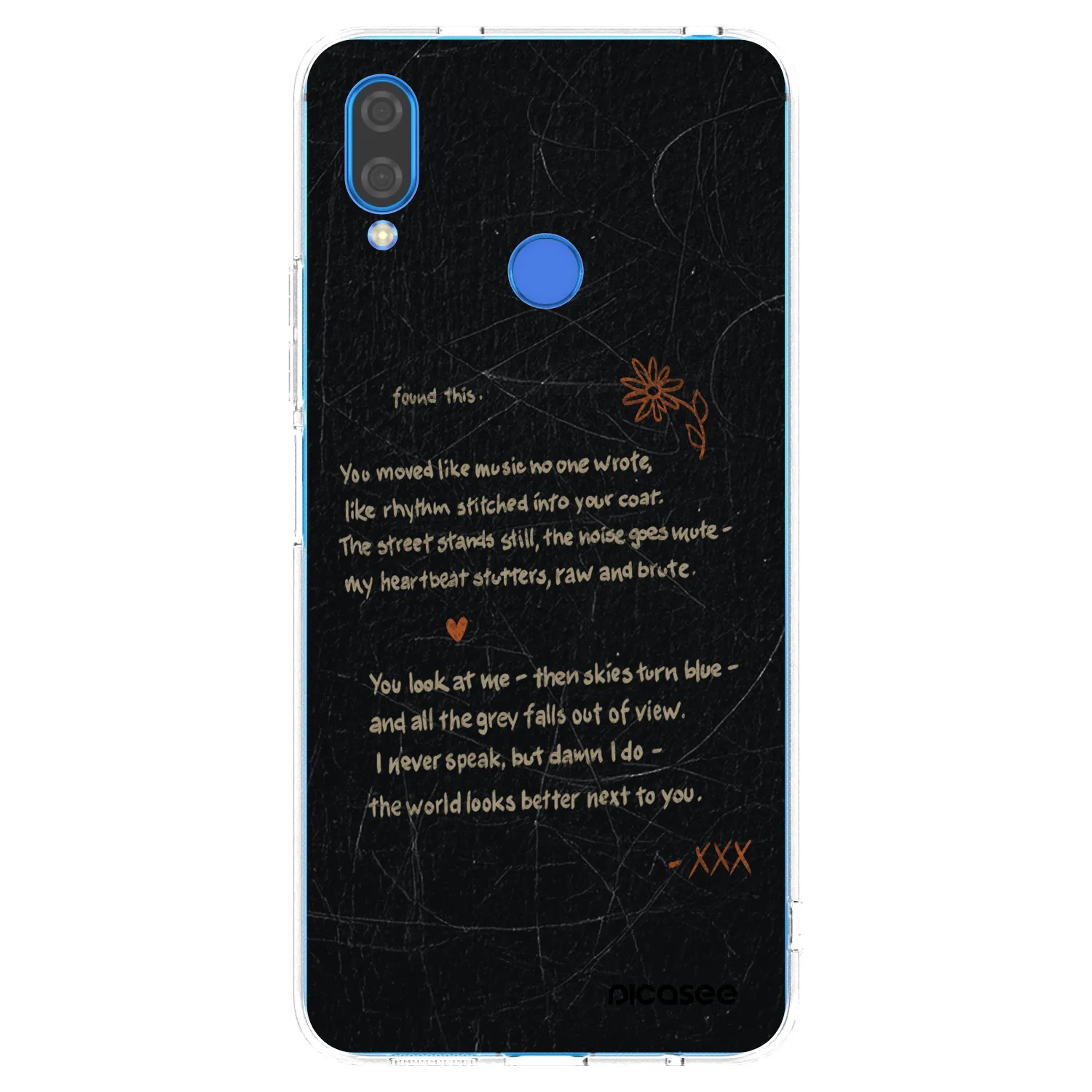 Picasee silikonový průhledný obal pro Huawei Nova 3 - POET