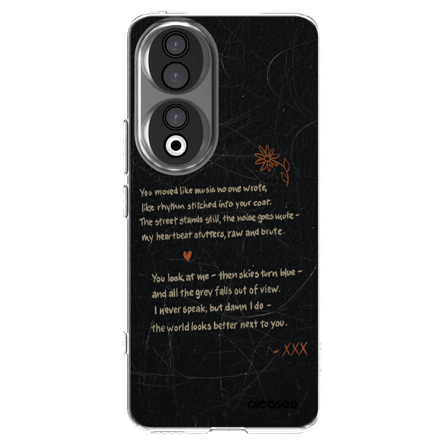 Picasee silikonový průhledný obal pro Honor 90 5G - POET