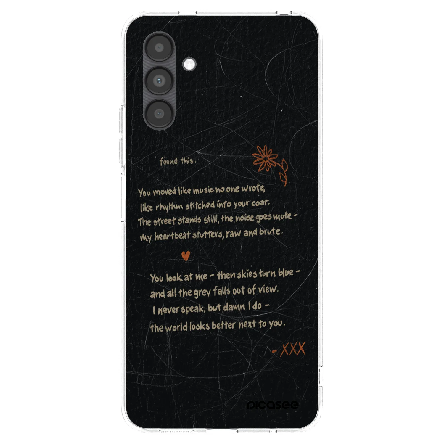 Picasee silikonový průhledný obal pro Samsung Galaxy A04s A047F - POET
