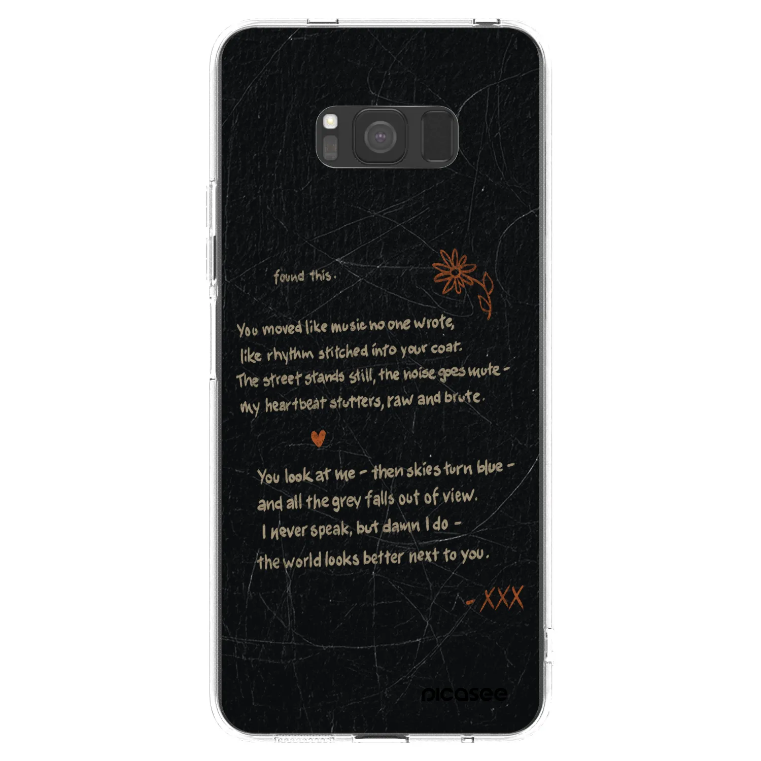 Picasee silikonový průhledný obal pro Samsung Galaxy S8 G950F - POET