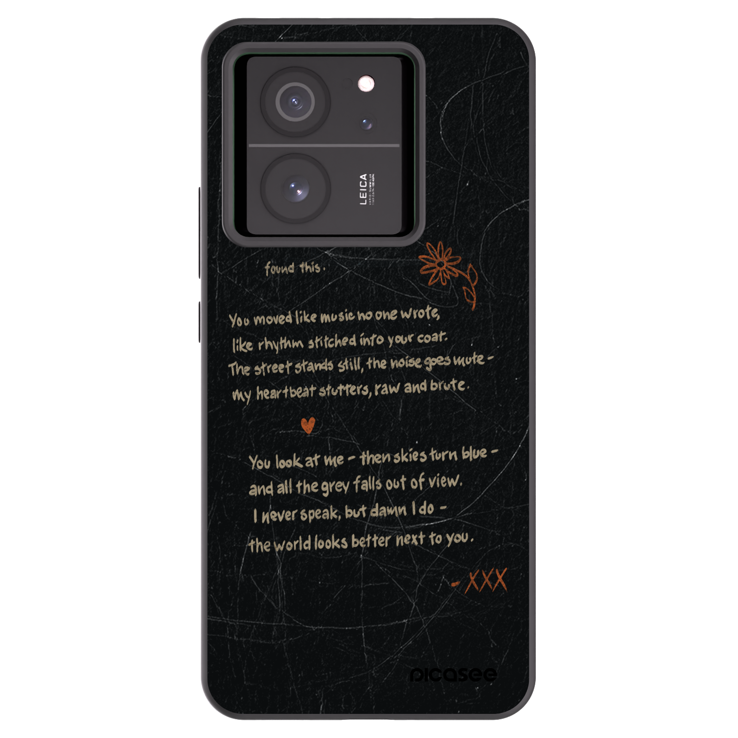 Picasee silikonový černý obal pro Xiaomi 13T - POET