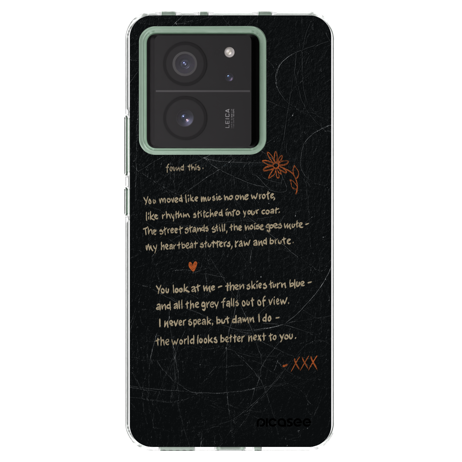 Picasee silikonový průhledný obal pro Xiaomi 13T - POET