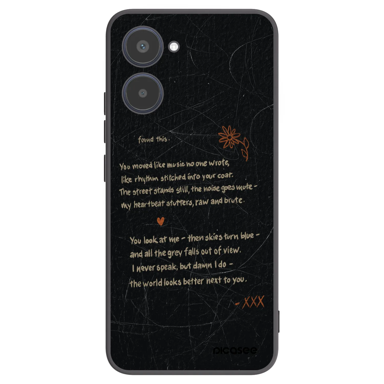 Picasee silikonový černý obal pro Realme 10 4G - POET