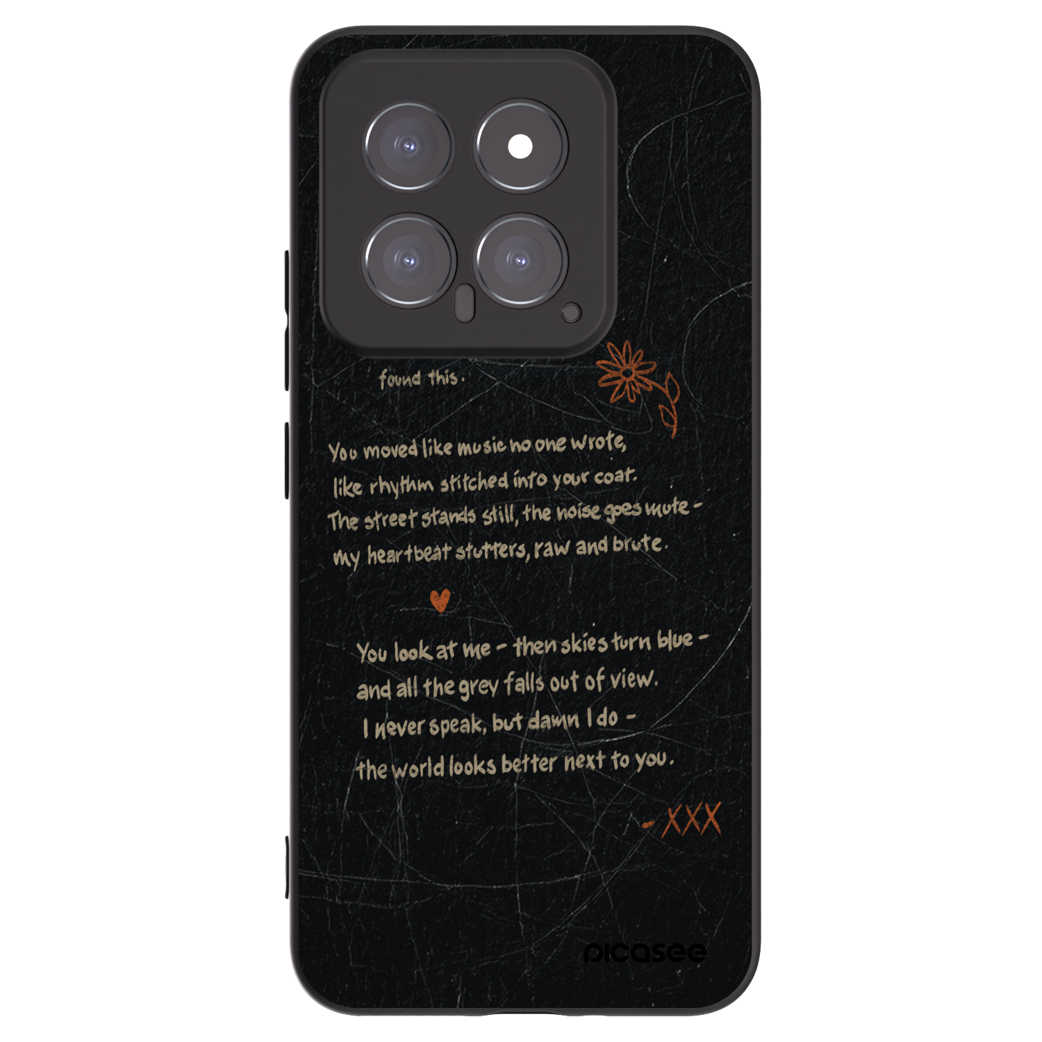 Picasee silikonový černý obal pro Xiaomi 14 - POET