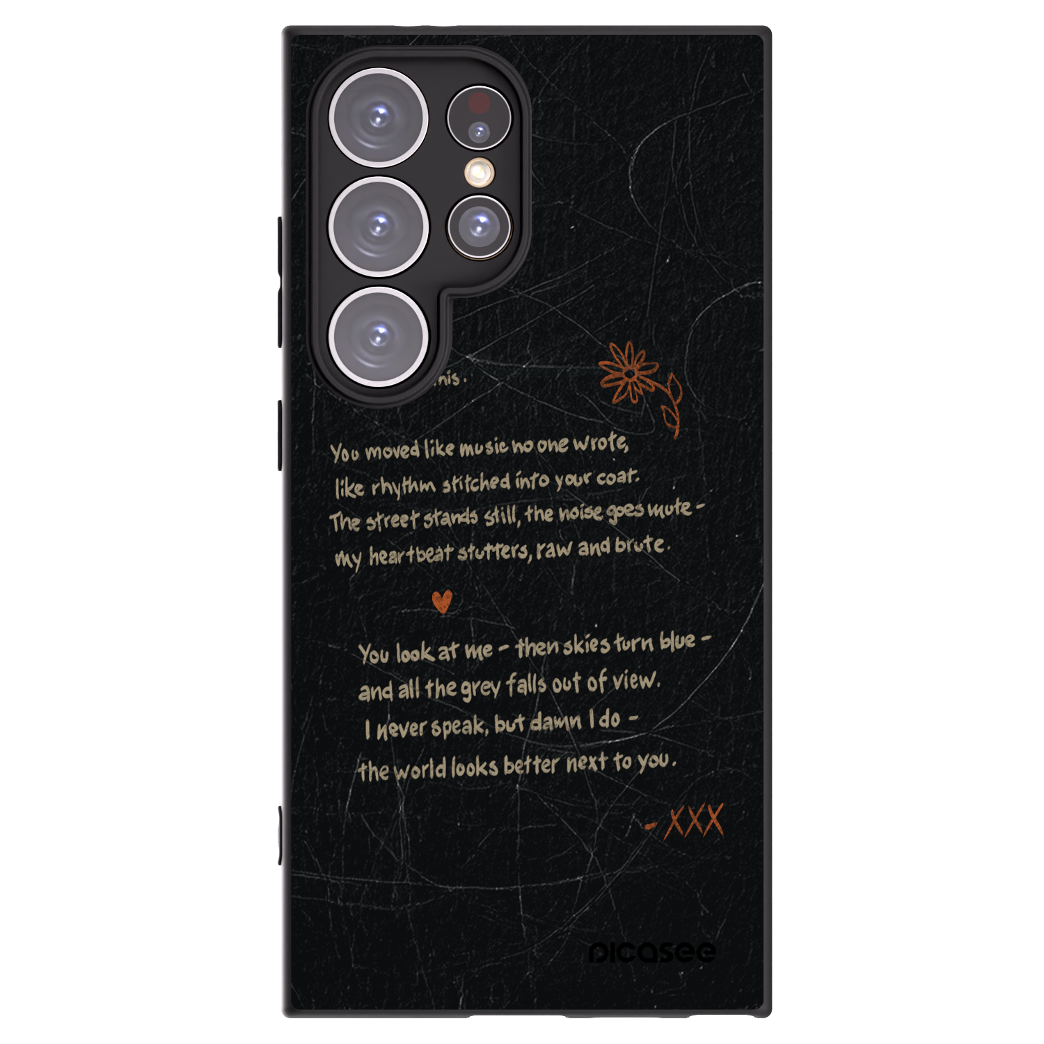 Picasee silikonový černý obal pro Samsung Galaxy S24 Ultra S928B 5G - POET