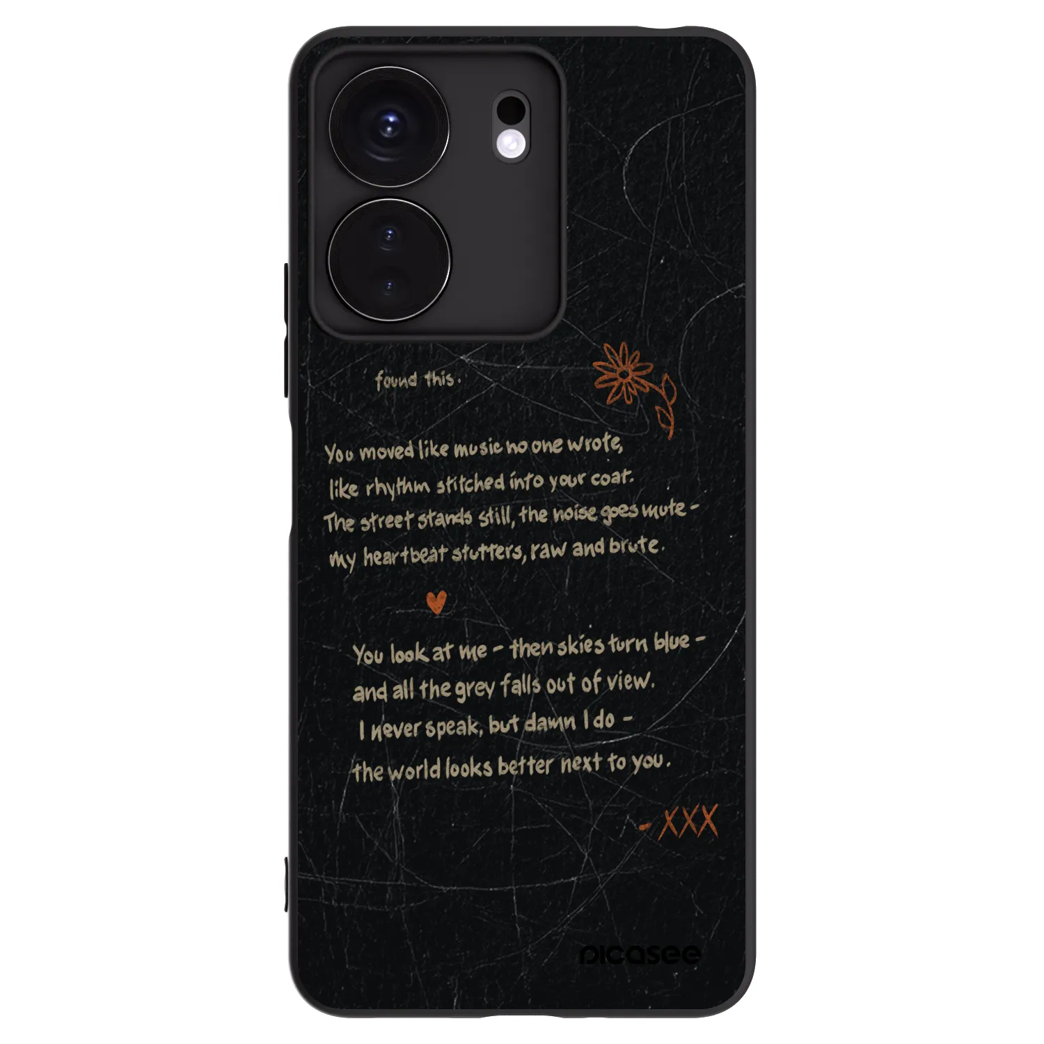 Picasee silikonový černý obal pro Xiaomi Redmi 13C 4G - POET