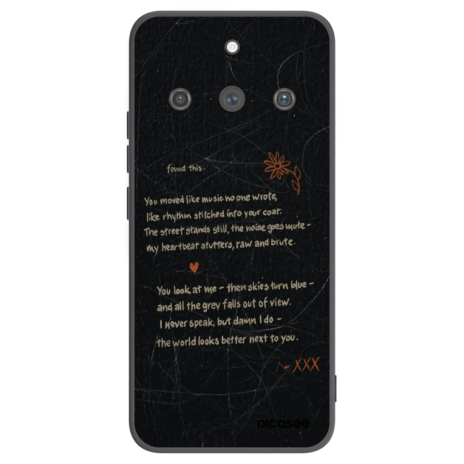 Picasee silikonový černý obal pro Realme 11 Pro+ - POET