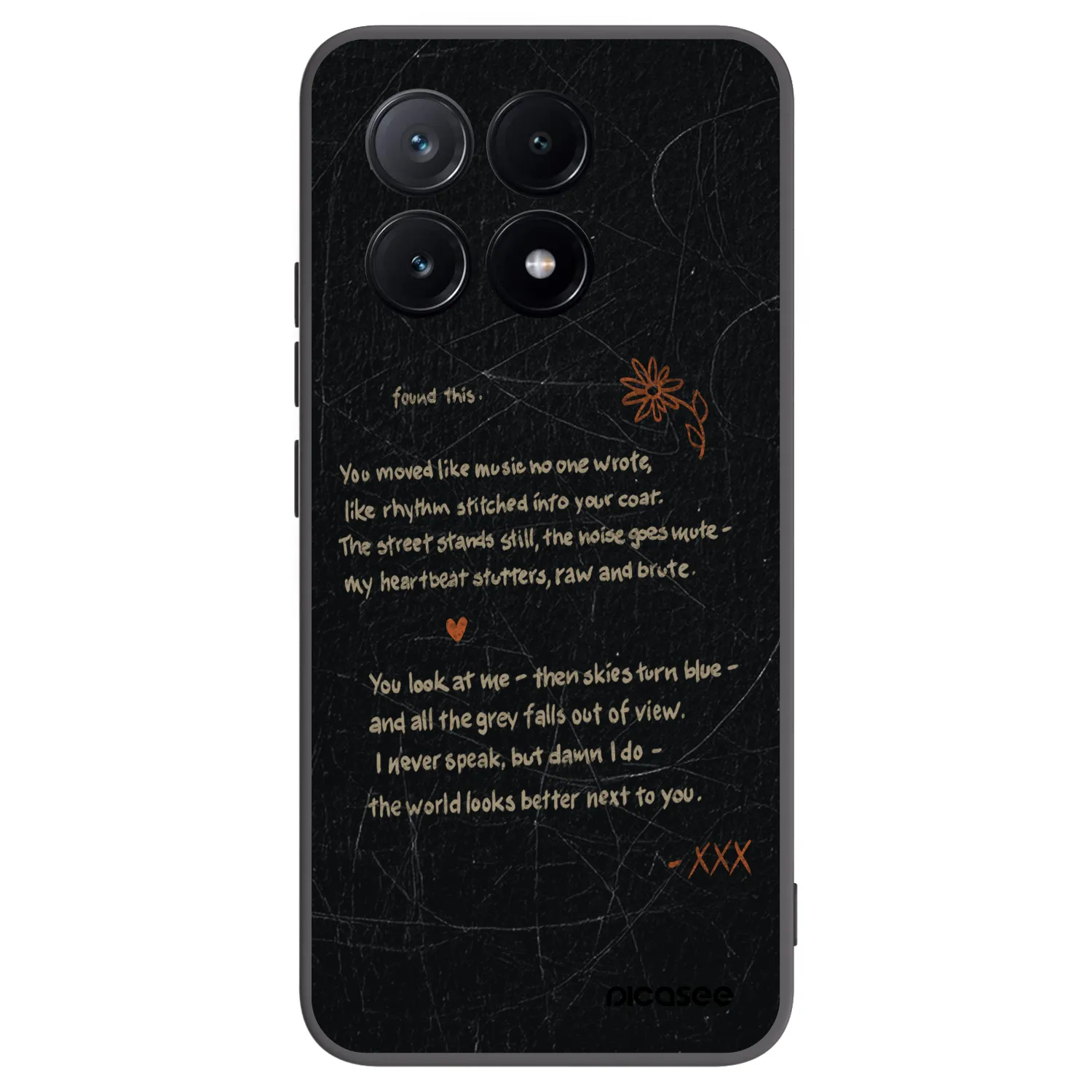 Picasee silikonový černý obal pro Xiaomi Poco X6 Pro - POET