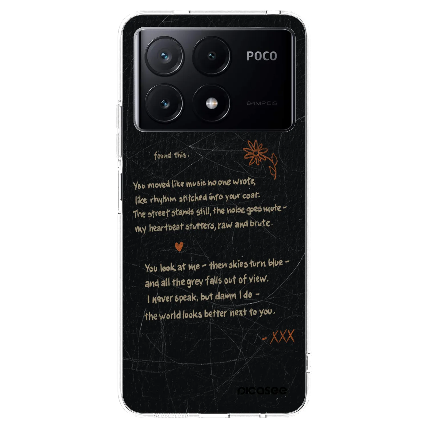Picasee silikonový průhledný obal pro Xiaomi Poco X6 Pro - POET