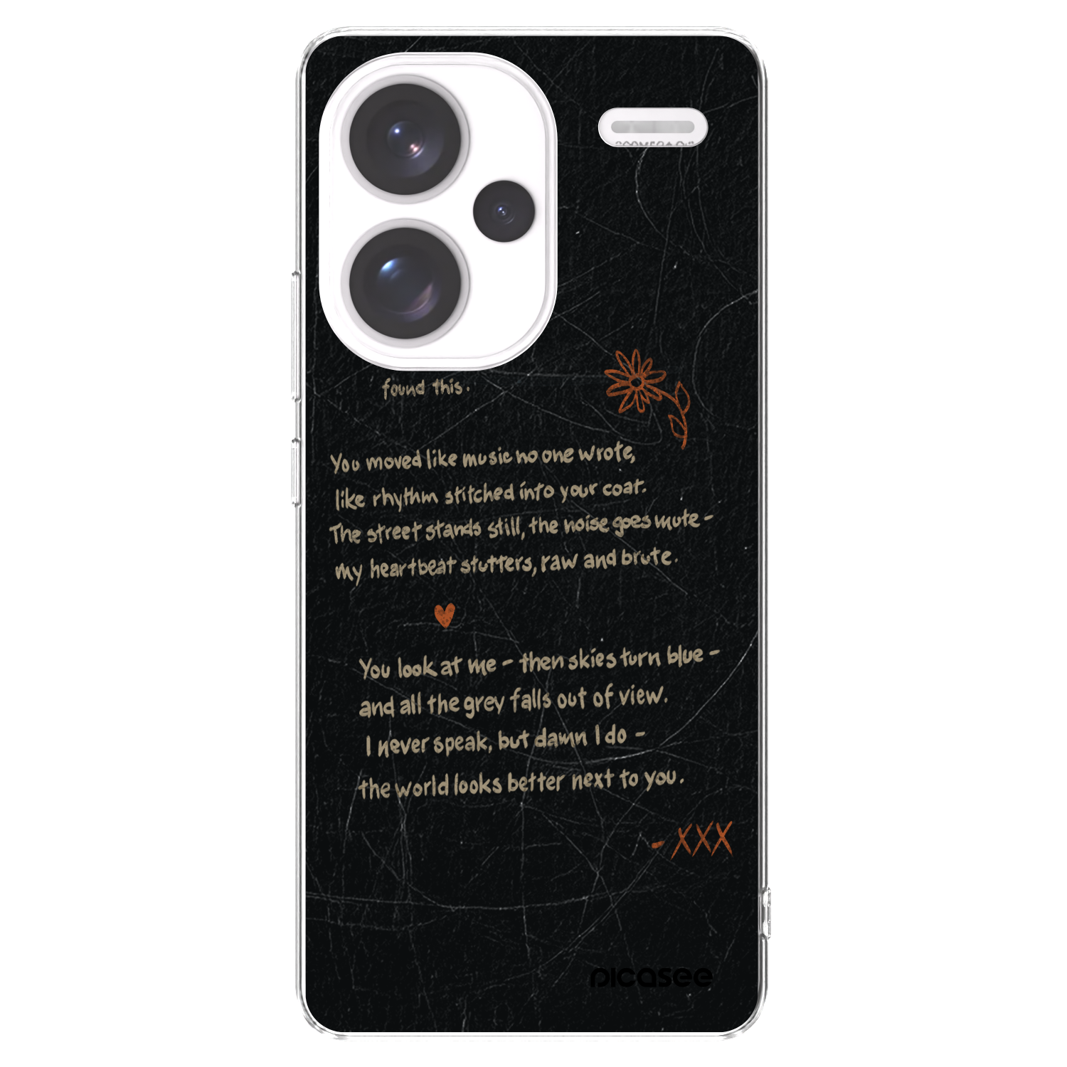 Picasee silikonový průhledný obal pro Xiaomi Redmi Note 13 Pro+ 5G - POET