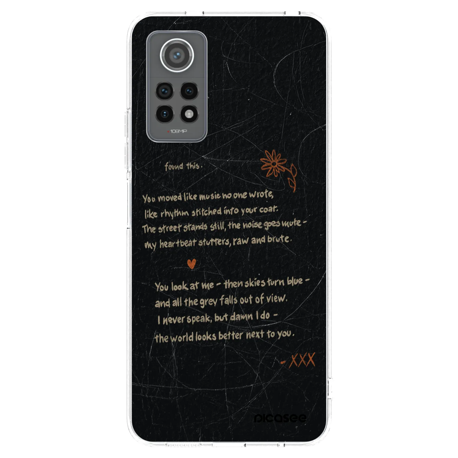 Picasee silikonový průhledný obal pro Xiaomi Redmi Note 12 Pro 4G - POET