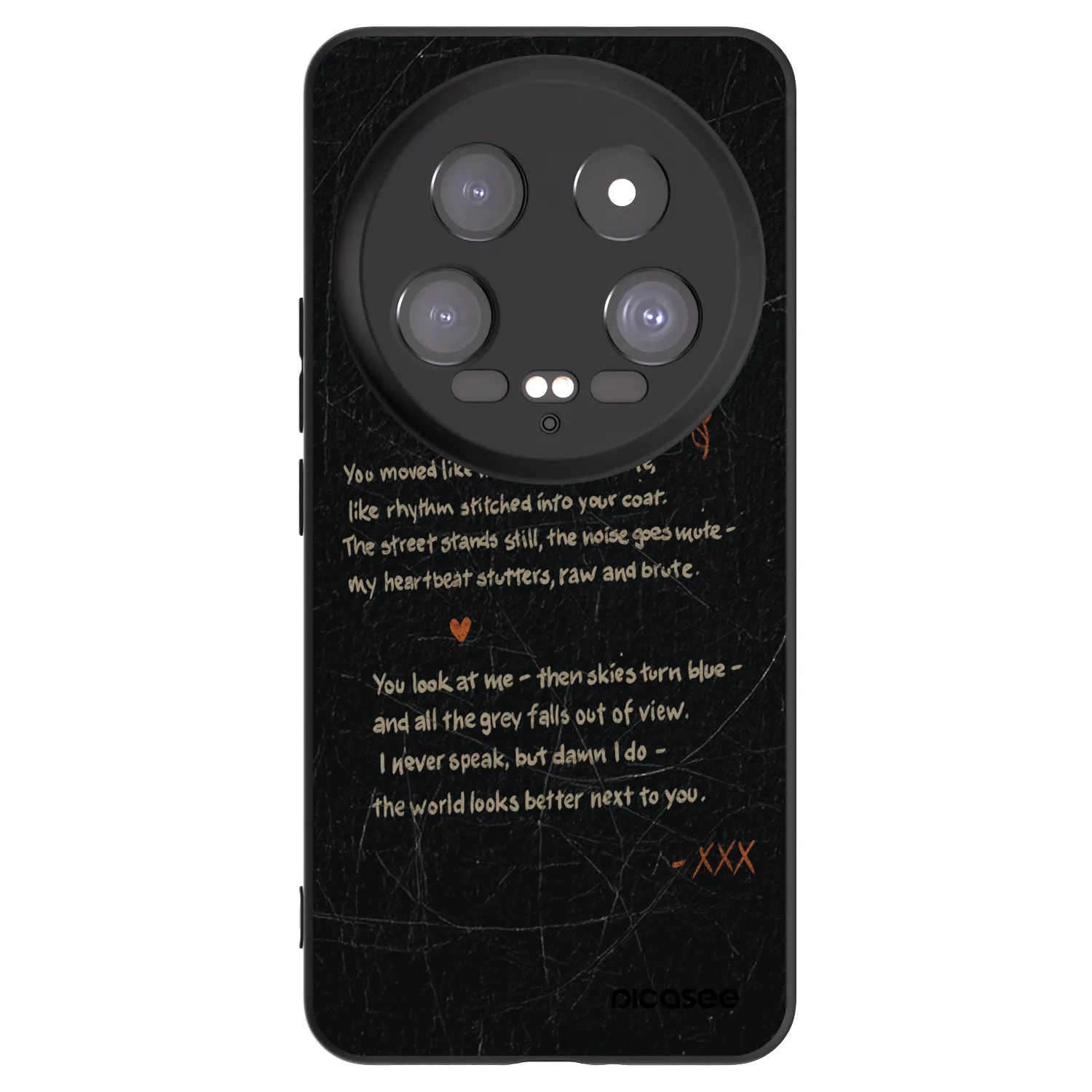 Picasee silikonový černý obal pro Xiaomi 14 Ultra - POET