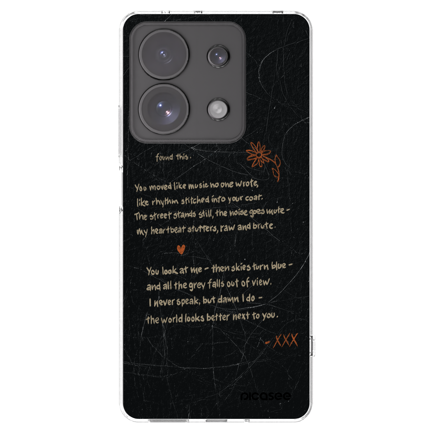 Picasee silikonový průhledný obal pro Xiaomi Redmi Note 13 Pro 4G - POET