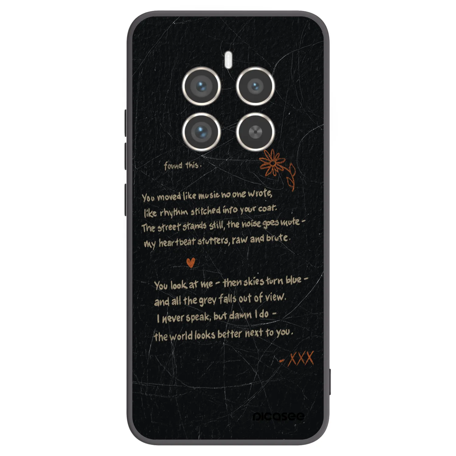 Picasee silikonový černý obal pro Realme 12 Pro 5G - POET