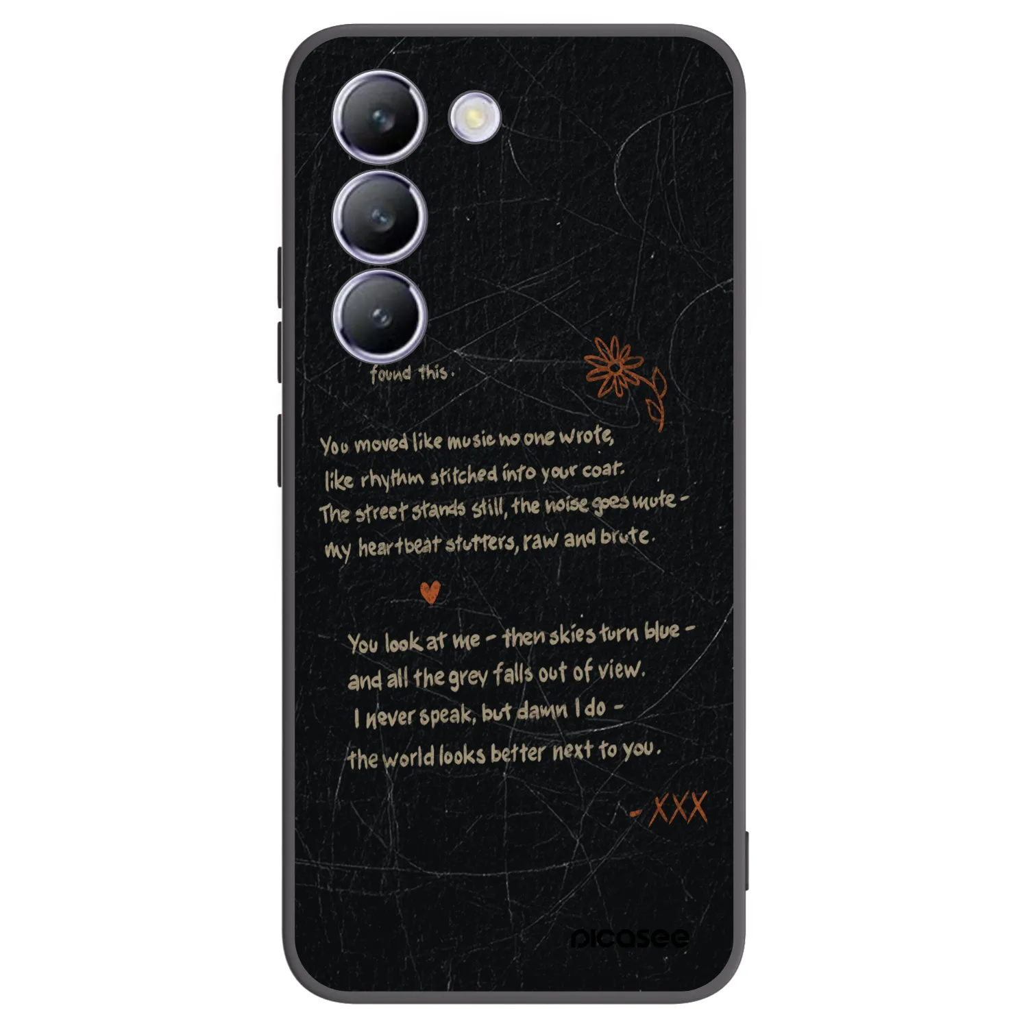 Picasee silikonový černý obal pro Vivo V40 SE 5G - POET