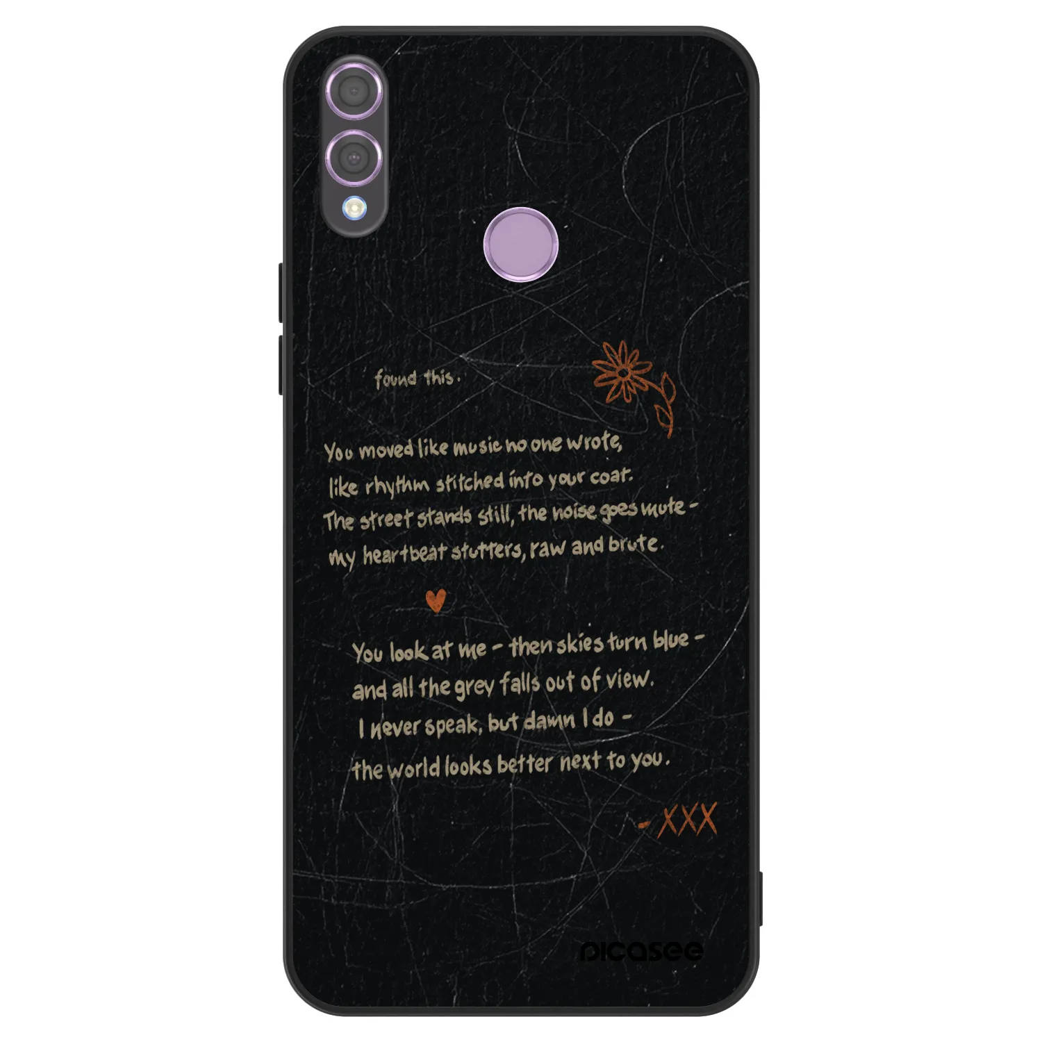 Picasee ULTIMATE CASE pro Honor 8X - POET