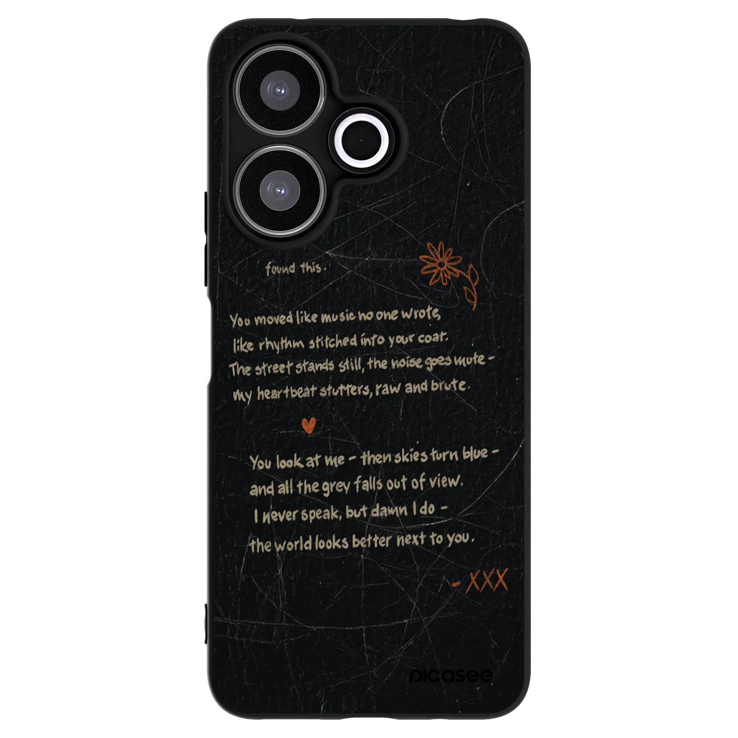 Picasee silikonový černý obal pro Xiaomi Redmi 13 4G - POET