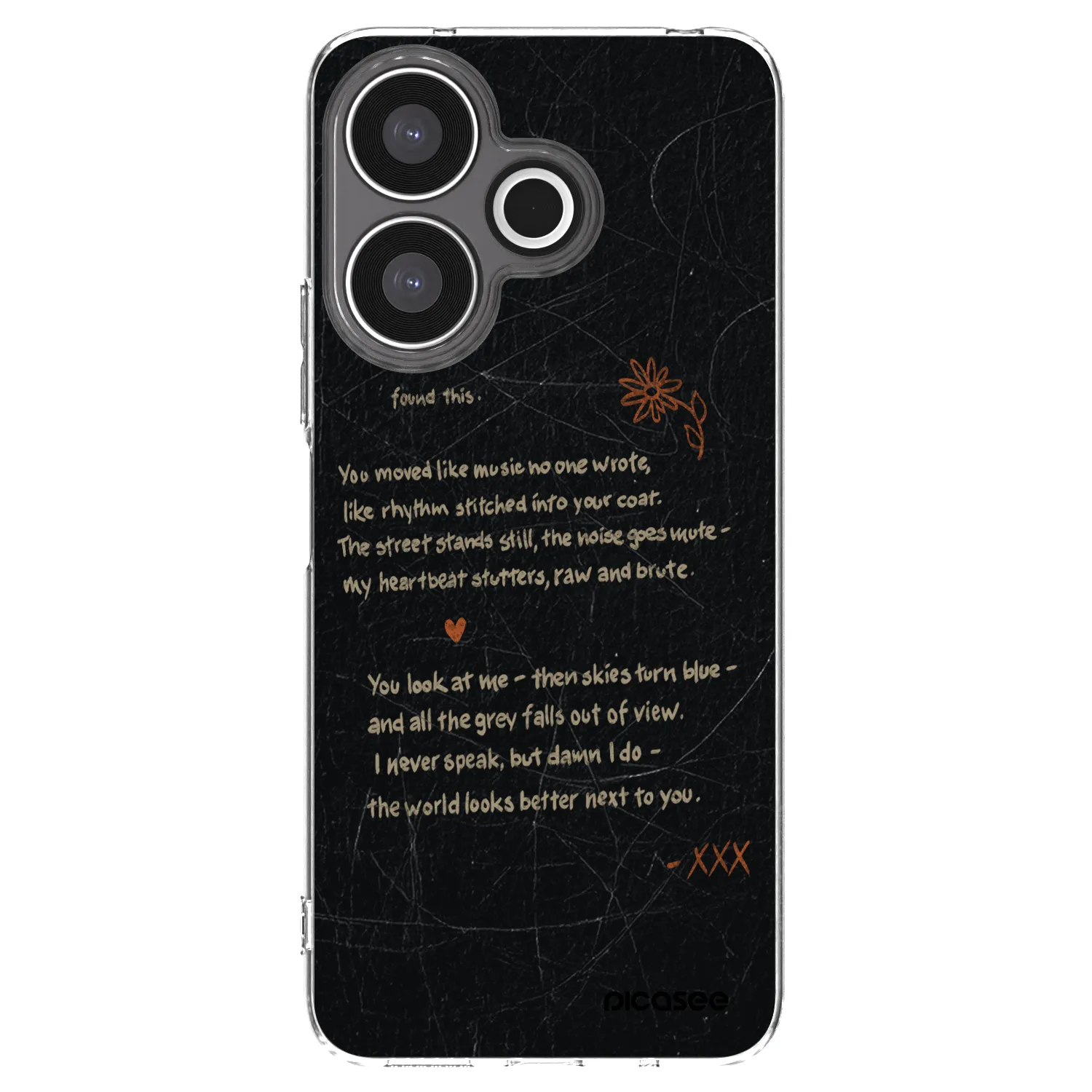 Picasee silikonový průhledný obal pro Xiaomi Redmi 13 4G - POET