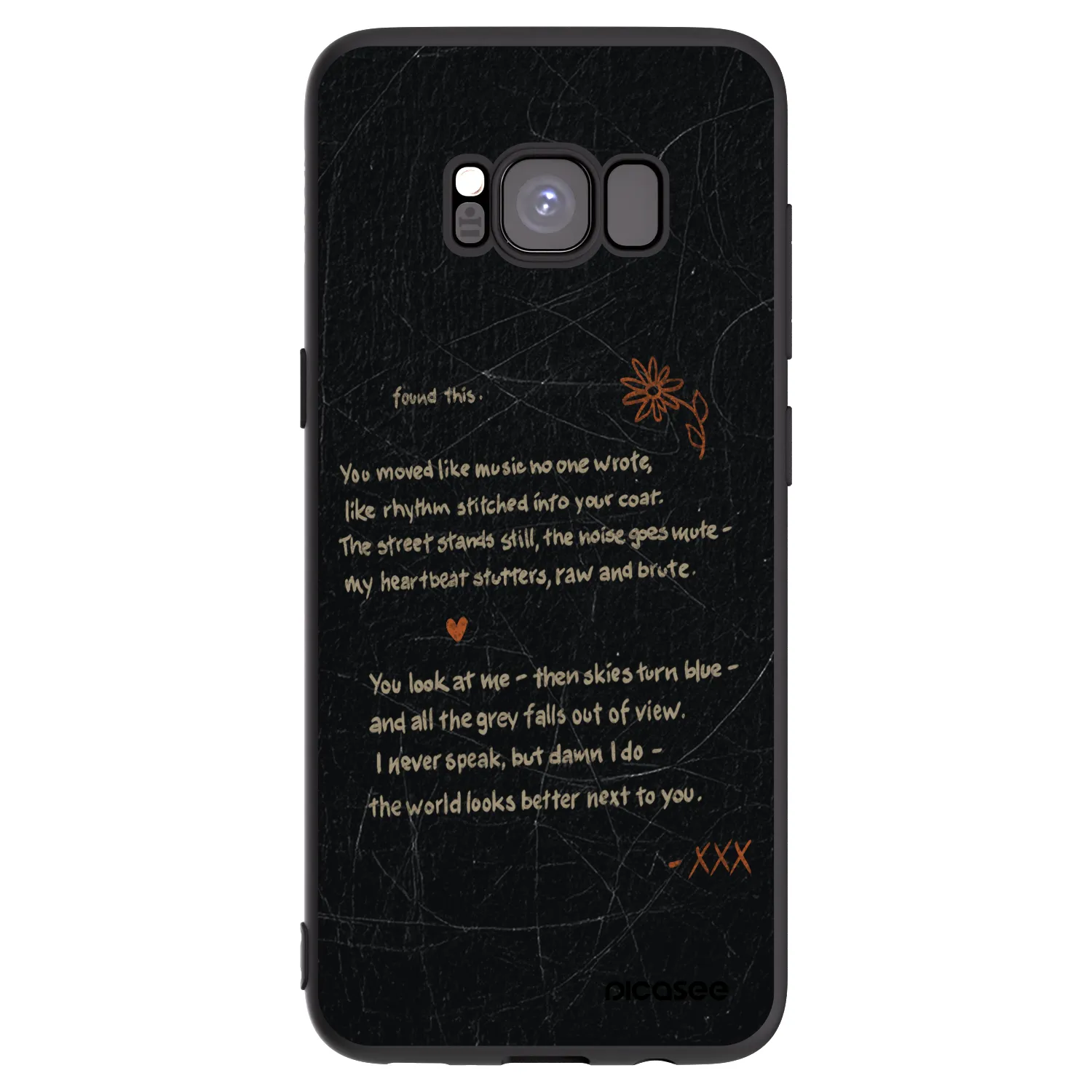 Picasee silikonový černý obal pro Samsung Galaxy S8 G950F - POET