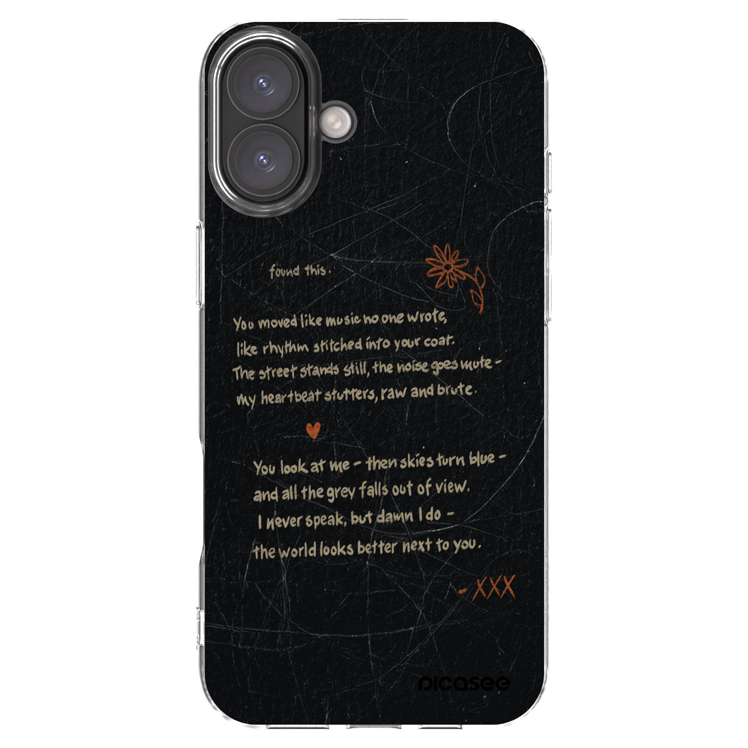 Picasee silikonový průhledný obal pro Apple iPhone 16 Plus - POET