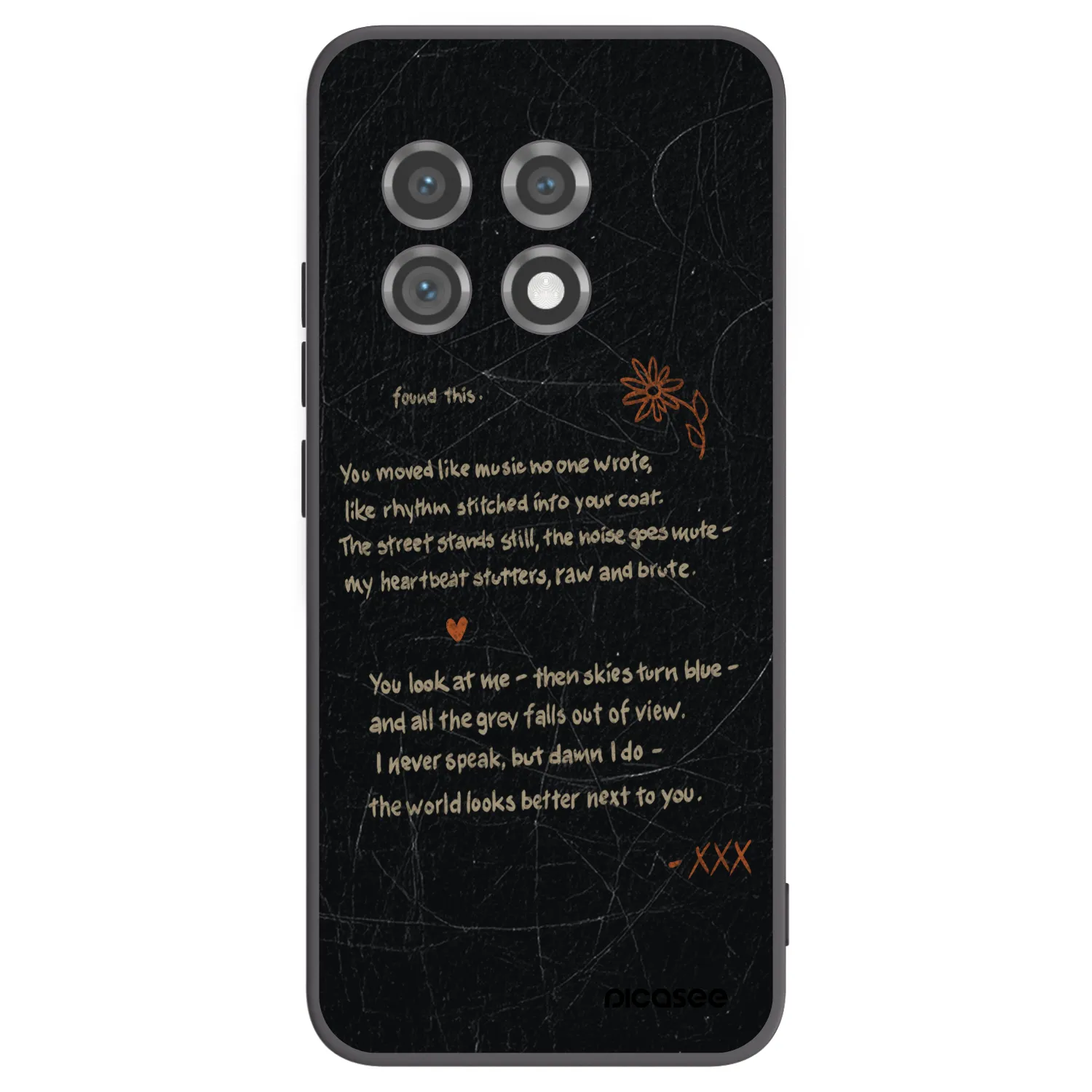 Picasee silikonový černý obal pro OnePlus 11 5G - POET