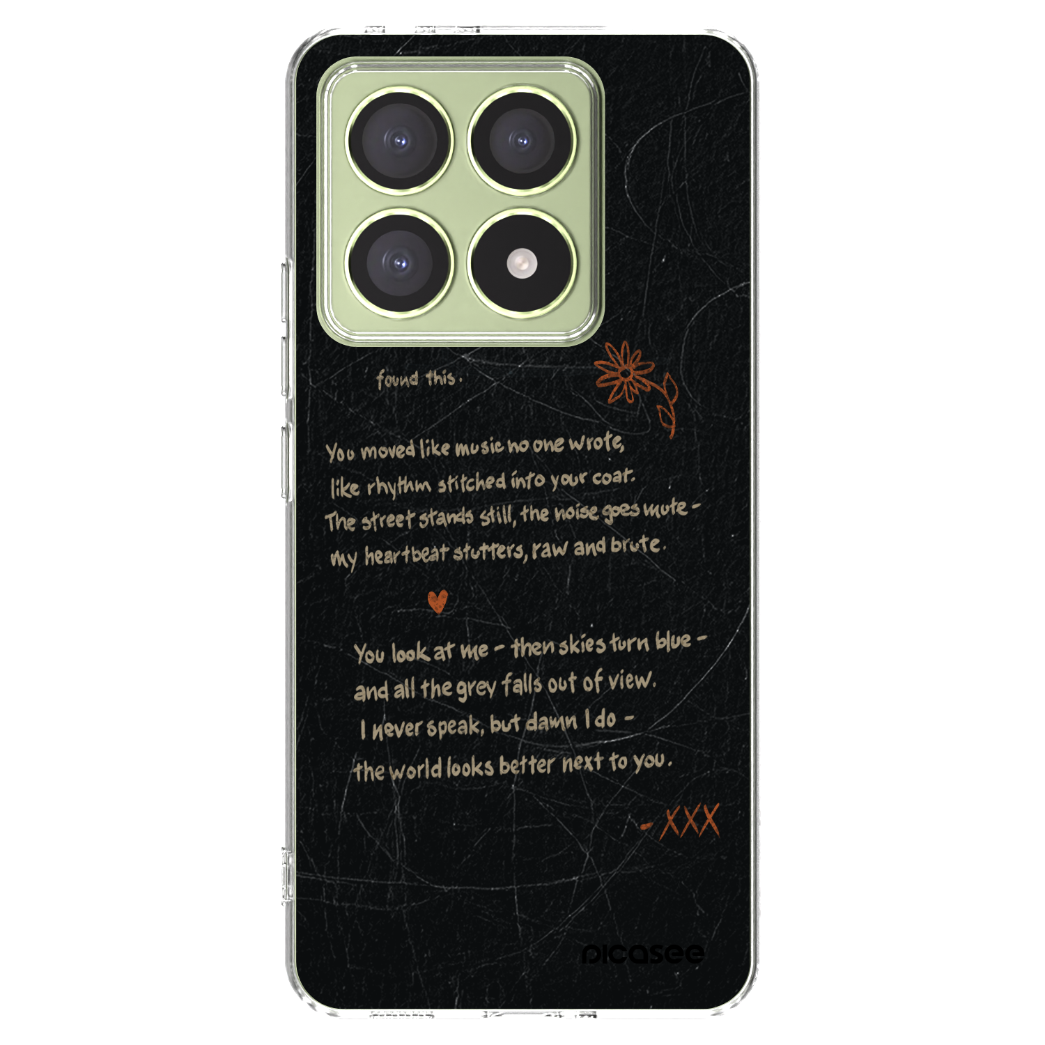 Picasee silikonový průhledný obal pro Xiaomi 14T - POET
