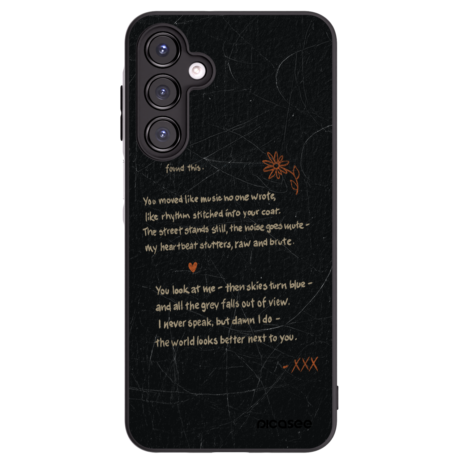 Picasee silikonový černý obal pro Samsung Galaxy A16 5G - POET