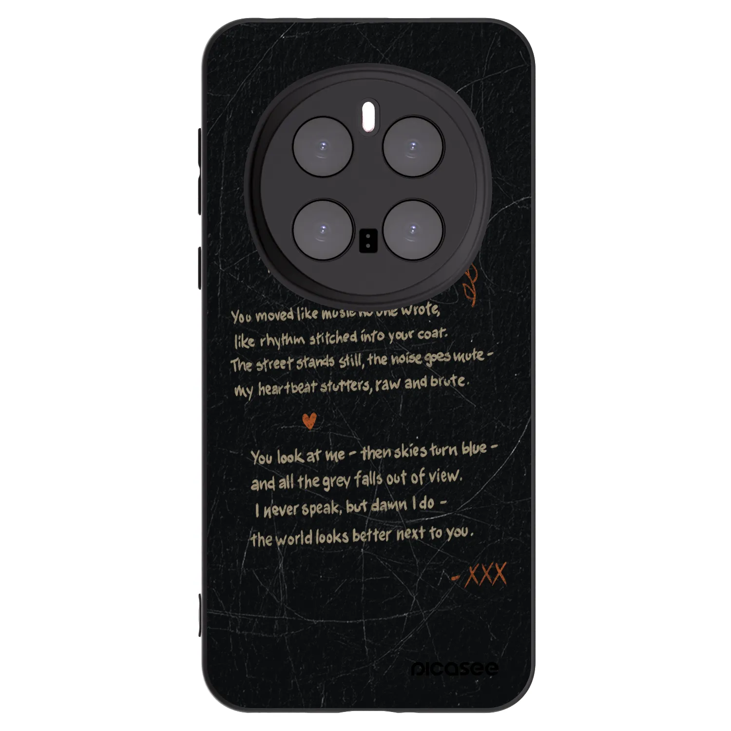 Picasee silikonový černý obal pro Honor Magic7 Pro 5G - POET