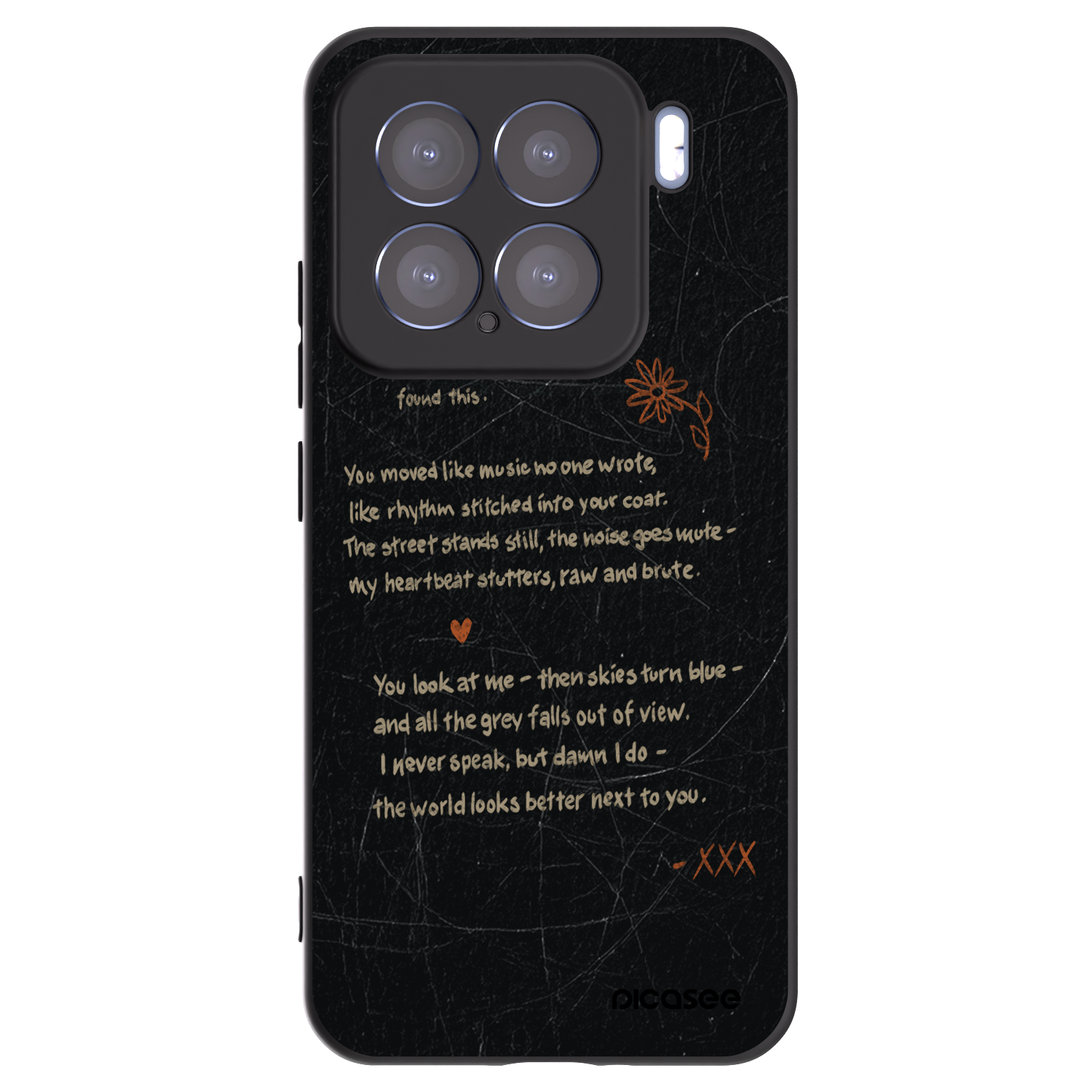 Picasee silikonový černý obal pro Xiaomi 15 - POET