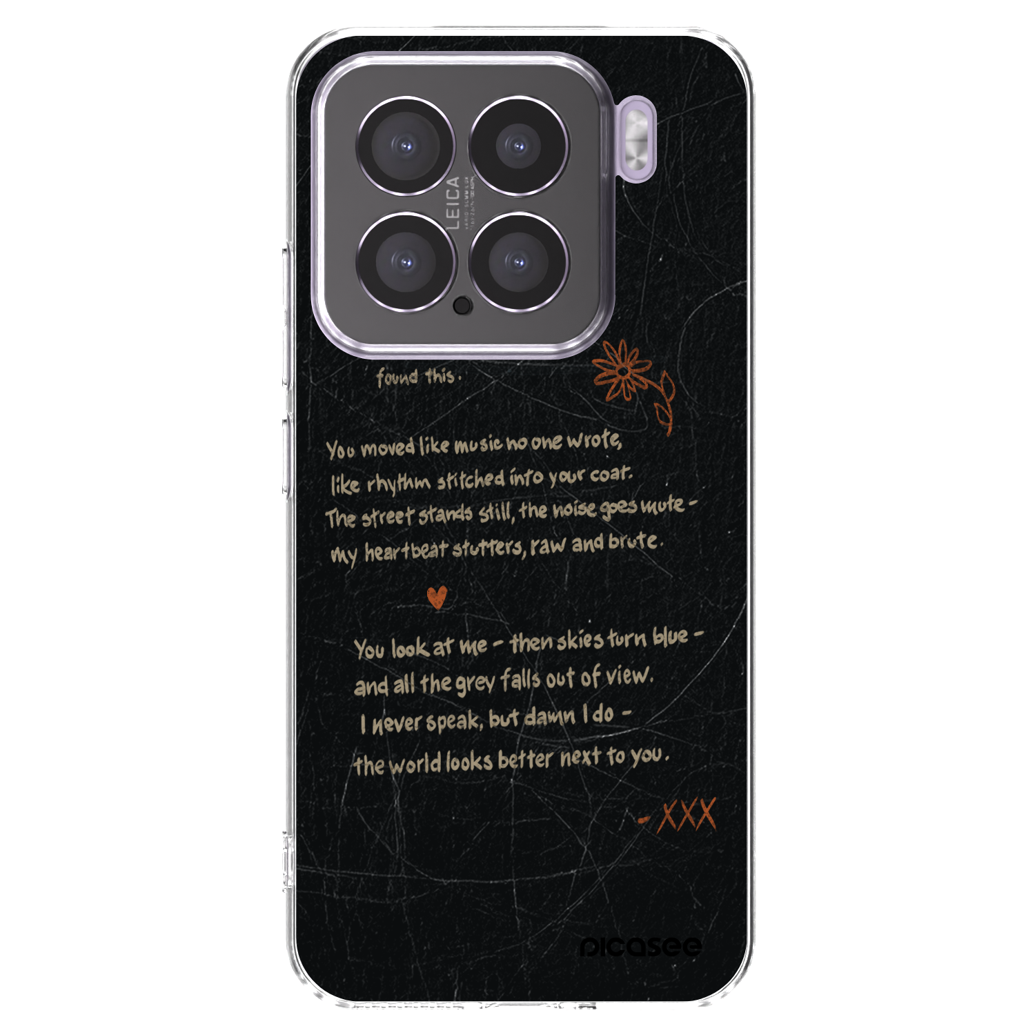 Picasee silikonový průhledný obal pro Xiaomi 15 - POET