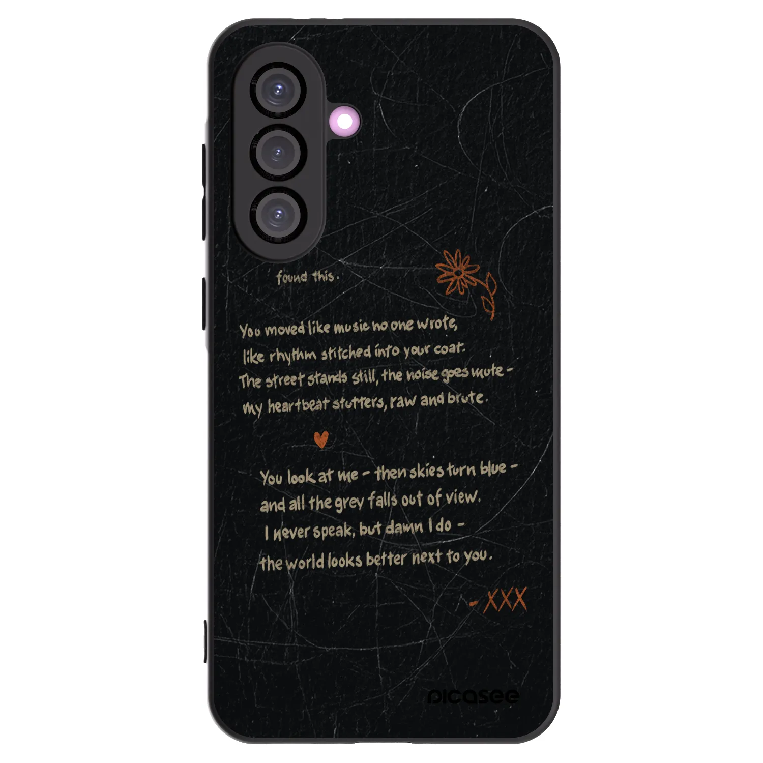 Picasee silikonový černý obal pro Samsung Galaxy A56 5G A566B - POET