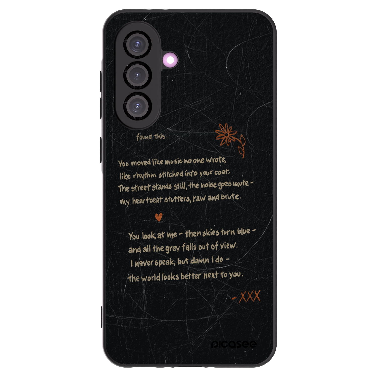 Picasee silikonový černý obal pro Samsung Galaxy A36 5G - POET
