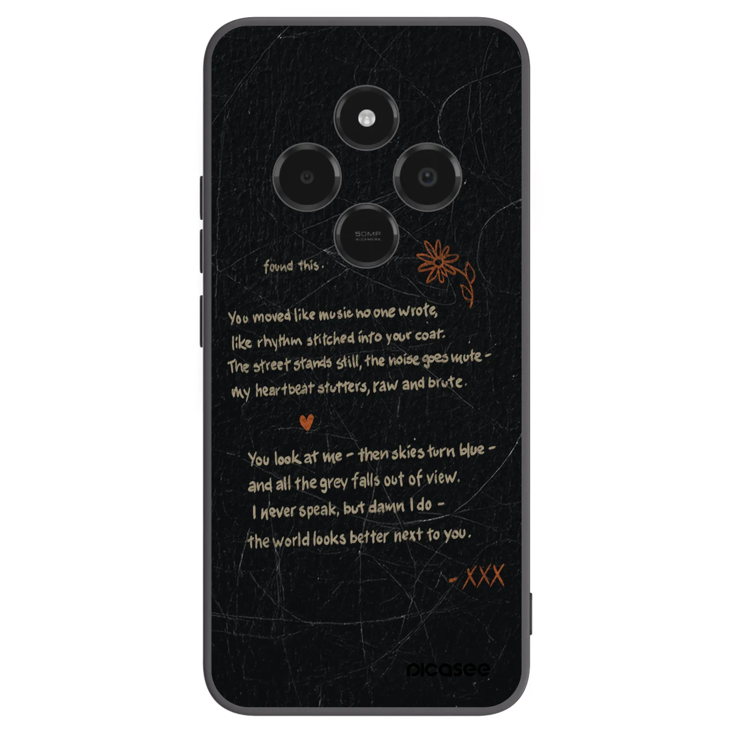 Picasee silikonový černý obal pro Xiaomi Poco C75 - POET