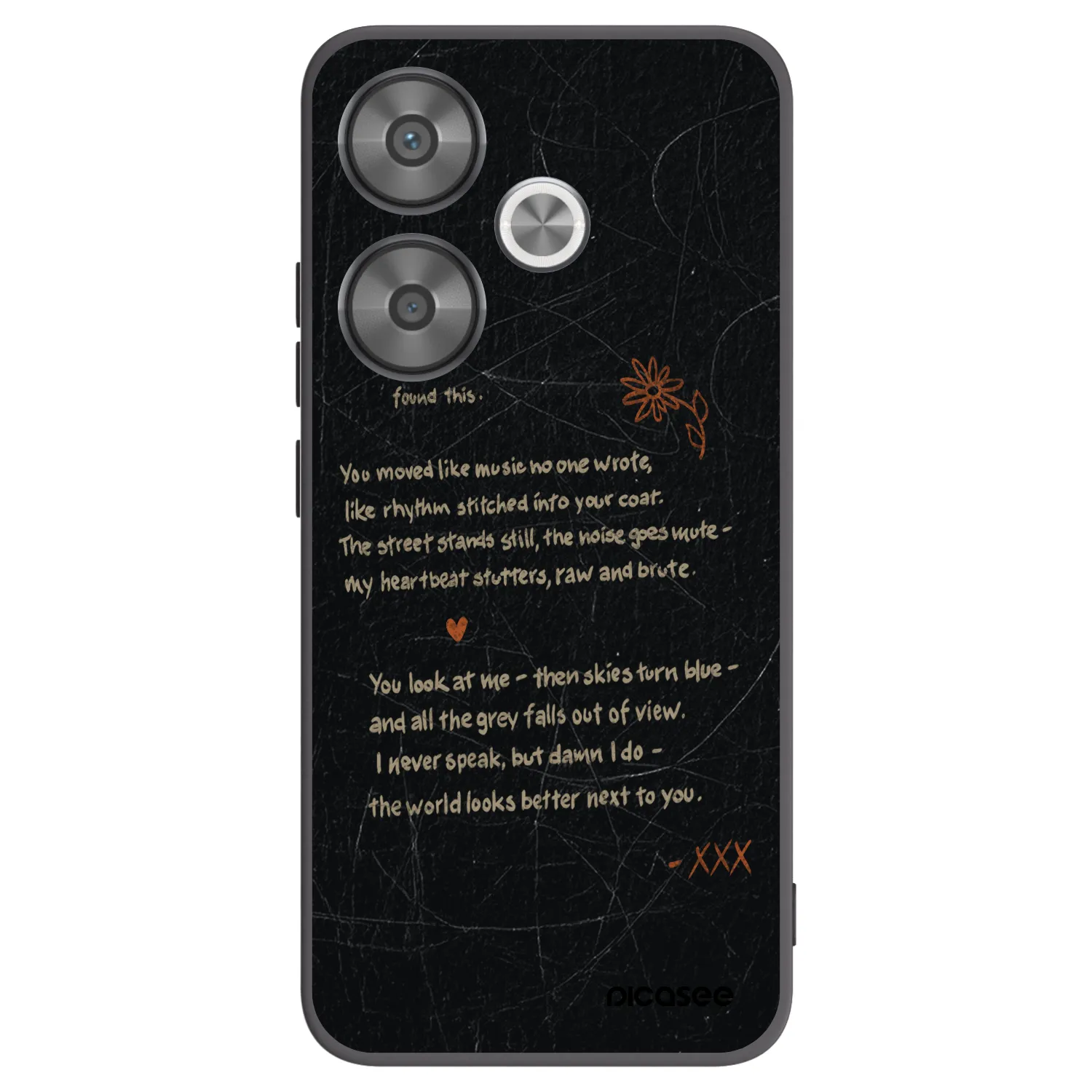 Picasee silikonový černý obal pro Xiaomi Poco F6 - POET