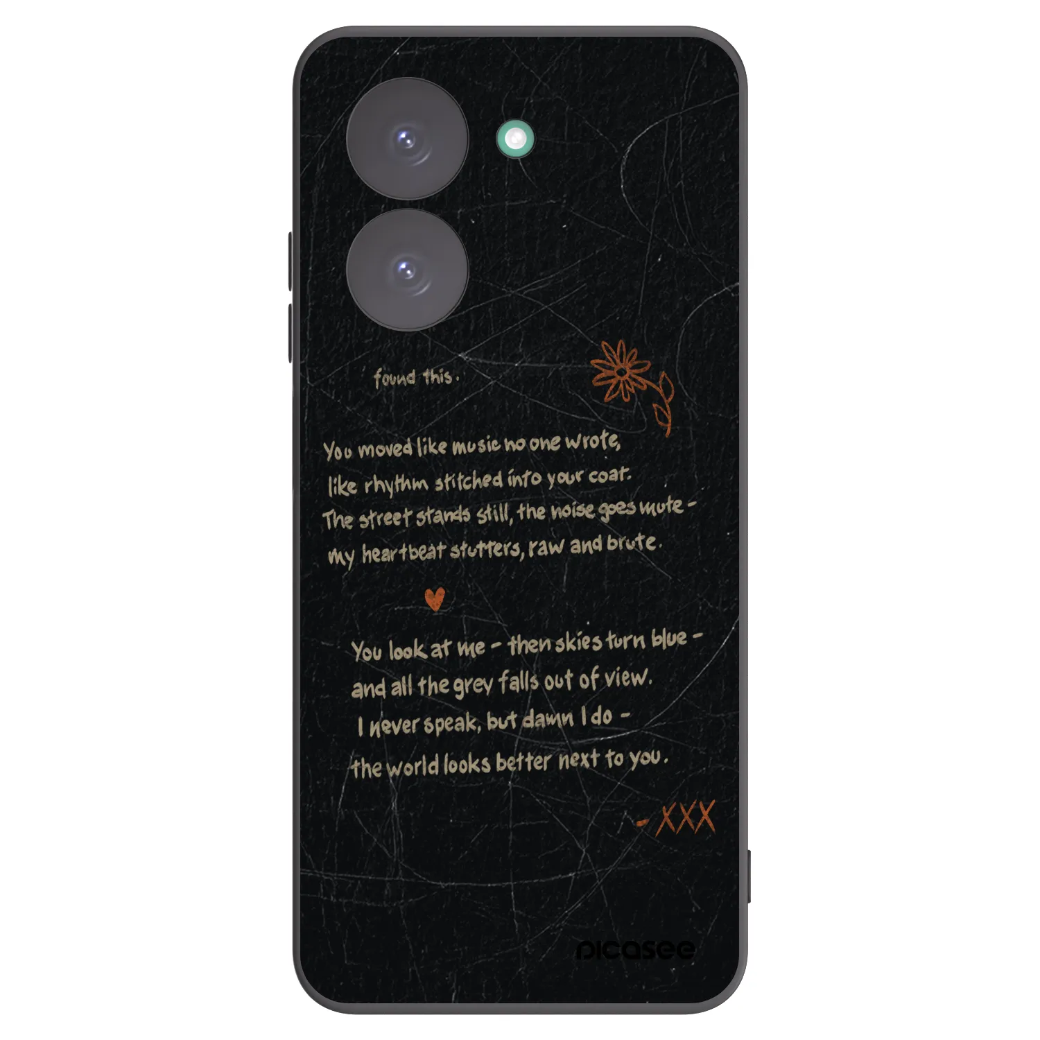 Picasee silikonový černý obal pro Xiaomi Redmi A5 - POET