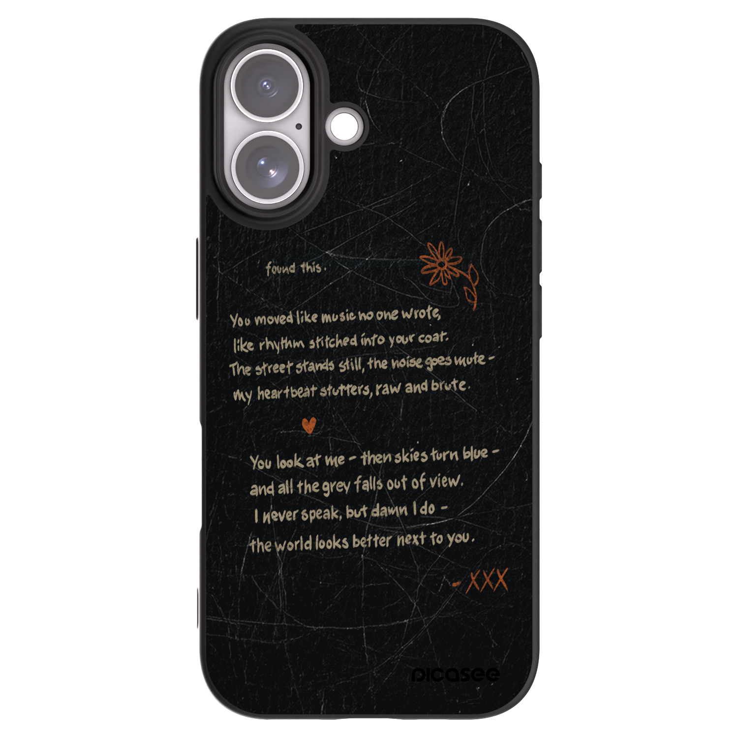 Picasee silikonový černý obal pro Apple iPhone 17 - POET