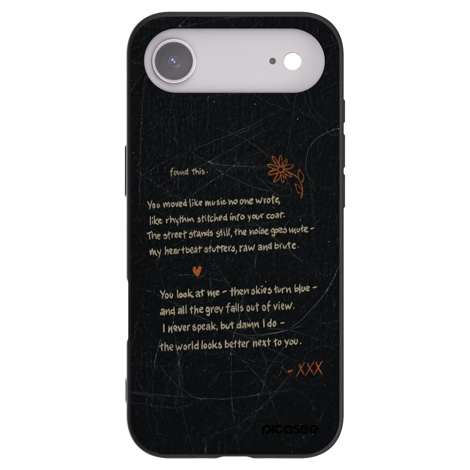 Picasee silikonový černý obal pro Apple iPhone Air - POET