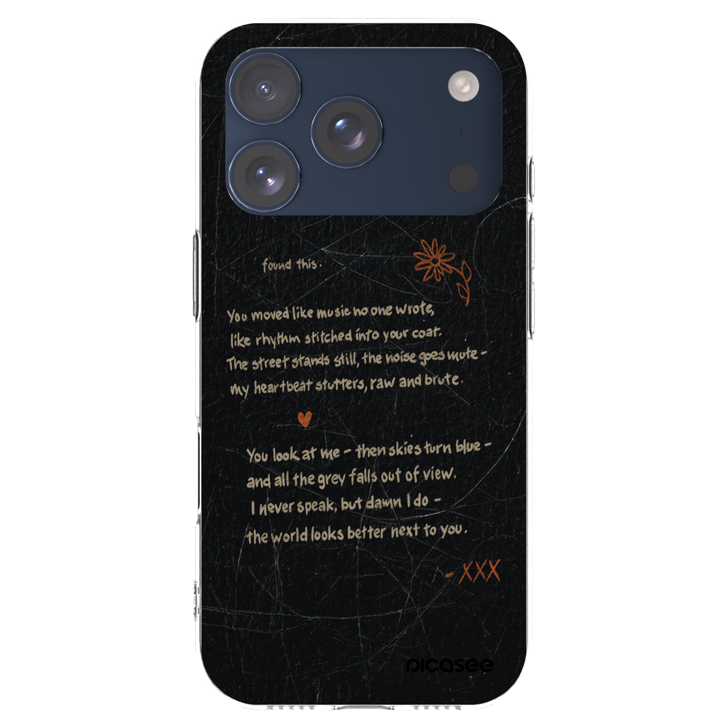 Picasee silikonový průhledný obal pro Apple iPhone 17 Pro - POET