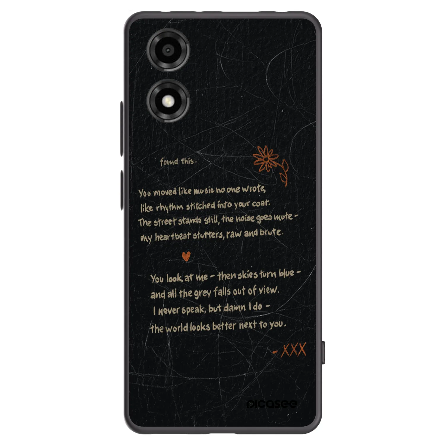 Picasee silikonový černý obal pro Motorola Moto E14 - POET