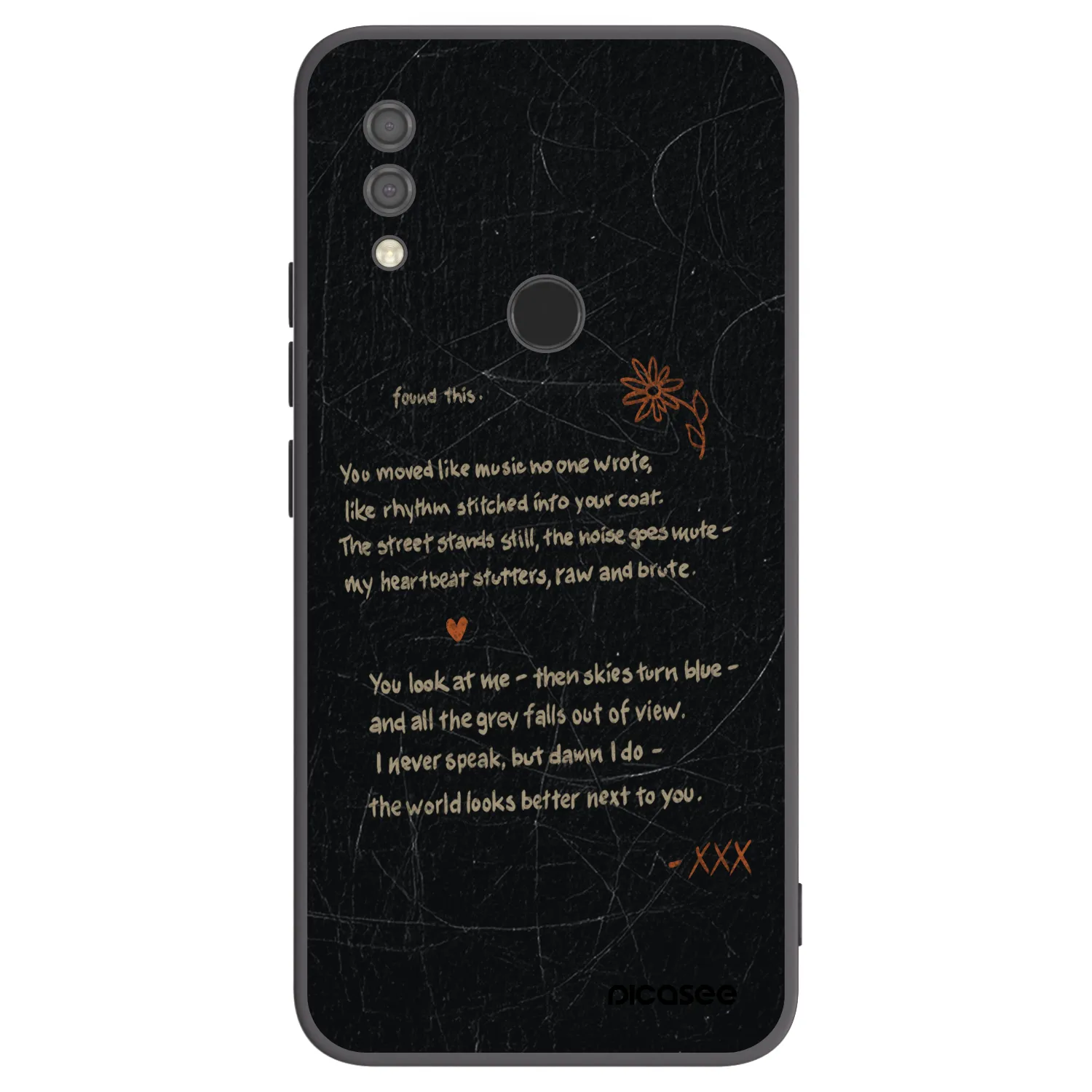 Picasee silikonový černý obal pro Xiaomi Redmi 7 - POET