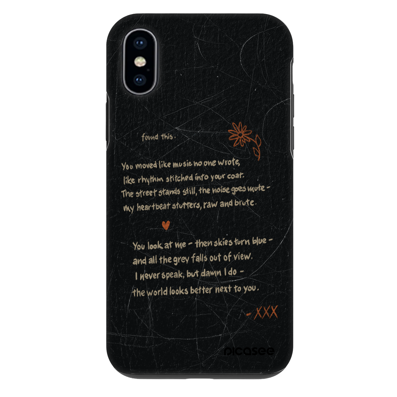 Picasee Fashion Case pro Apple iPhone X/XS - POET
