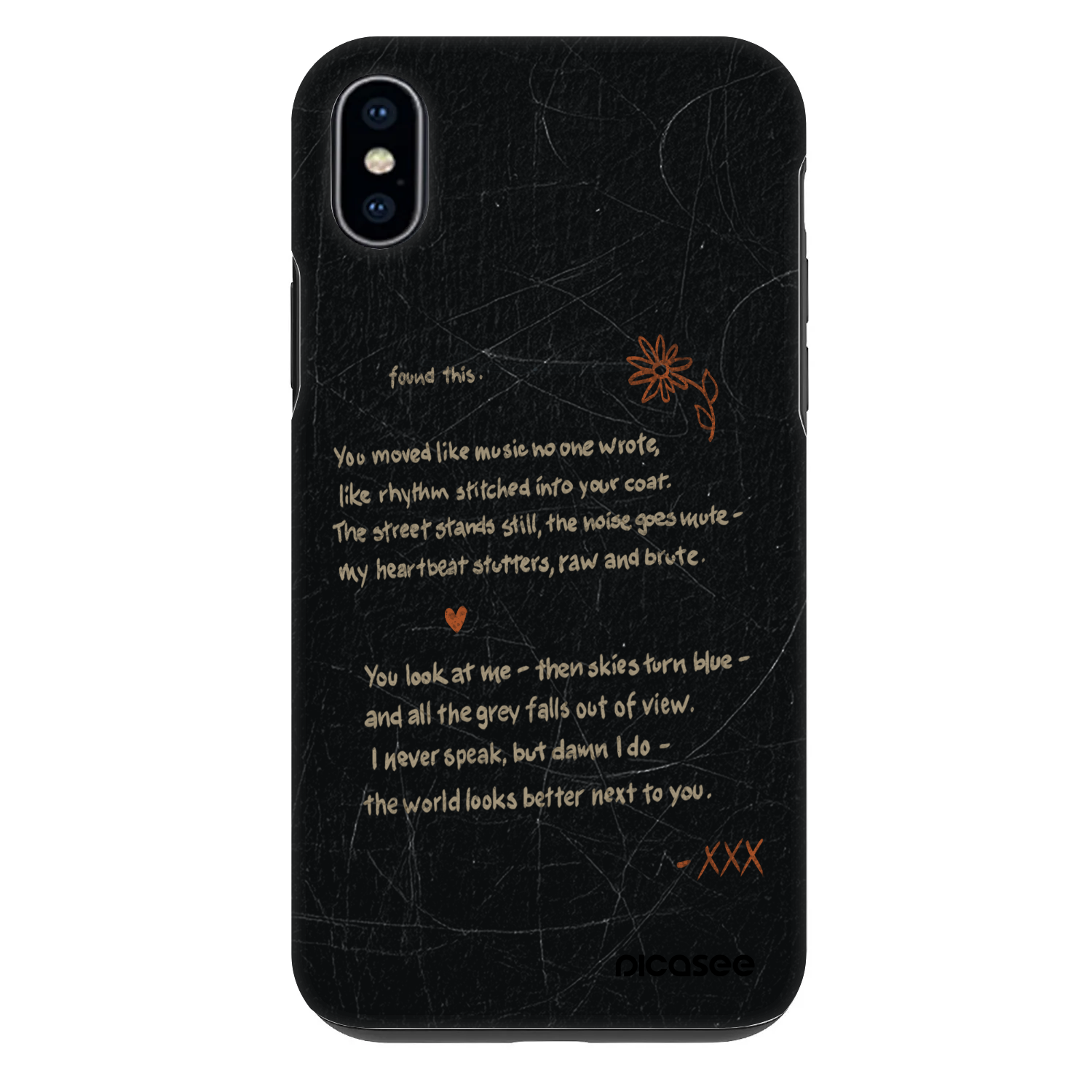 Picasee Fashion Case pro Apple iPhone XS Max - POET