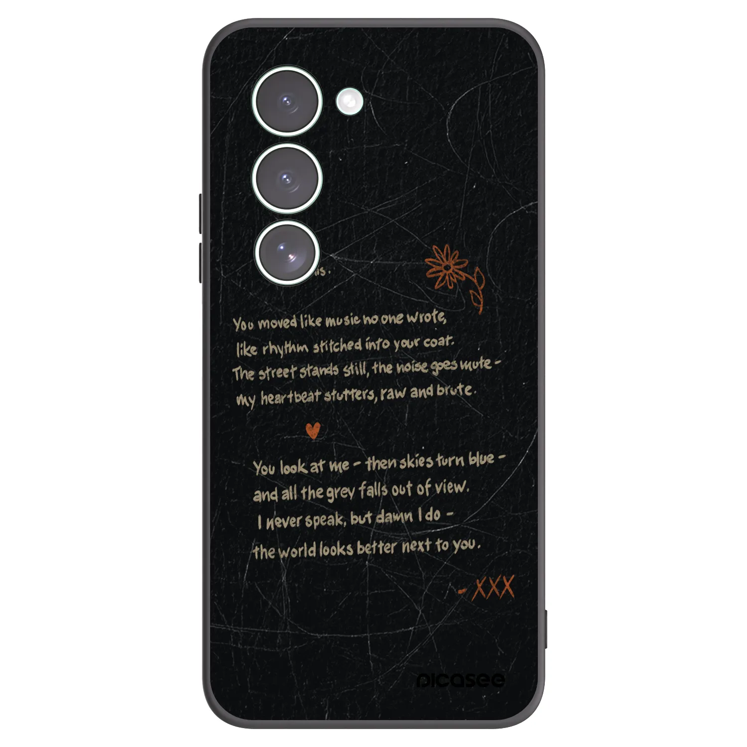 Picasee silikonový černý obal pro Xiaomi Redmi 15 5G - POET