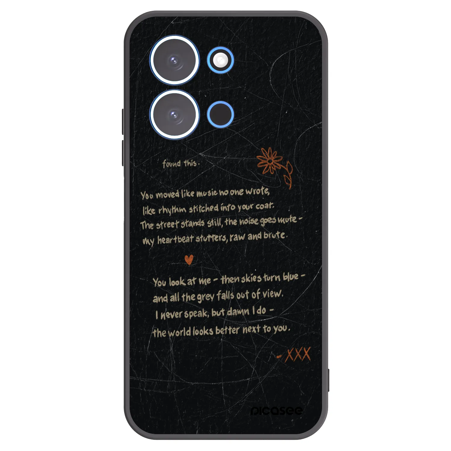 Picasee silikonový černý obal pro Xiaomi Redmi 15C 4G - POET